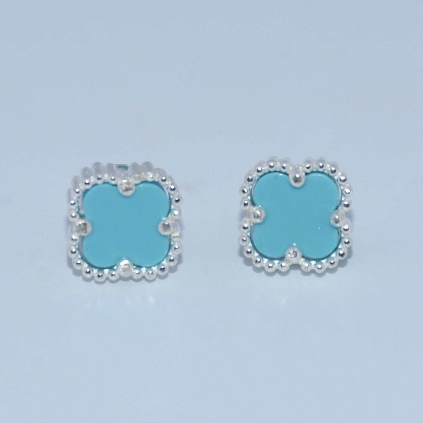 Sterling Silver | Clover Stud Earrings