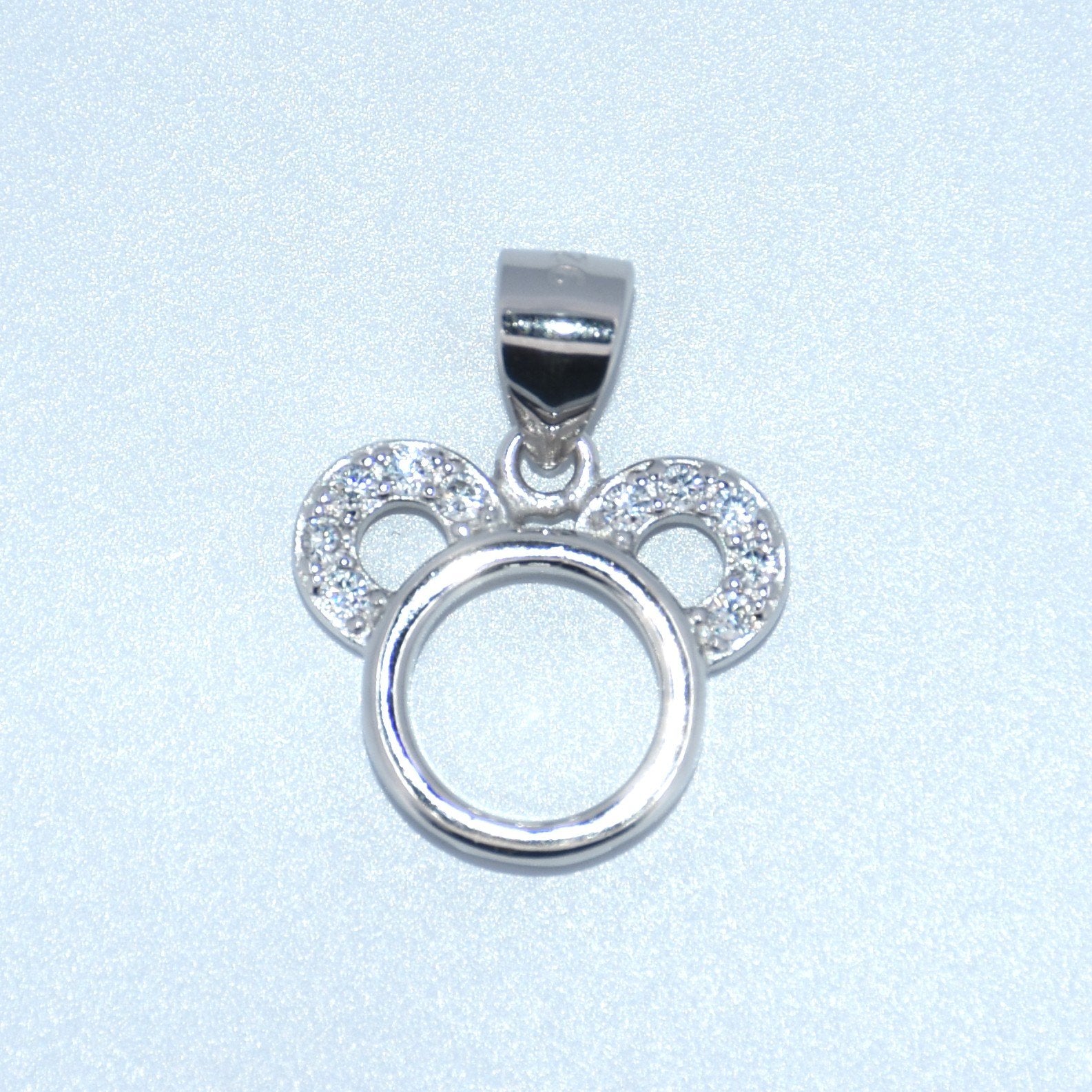 Sterling Silver | Mickey & Minnie Pendants