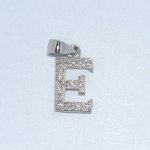 Sterling Silver | CZ Letter Charm