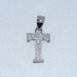 Sterling Silver | CZ Letter Charm