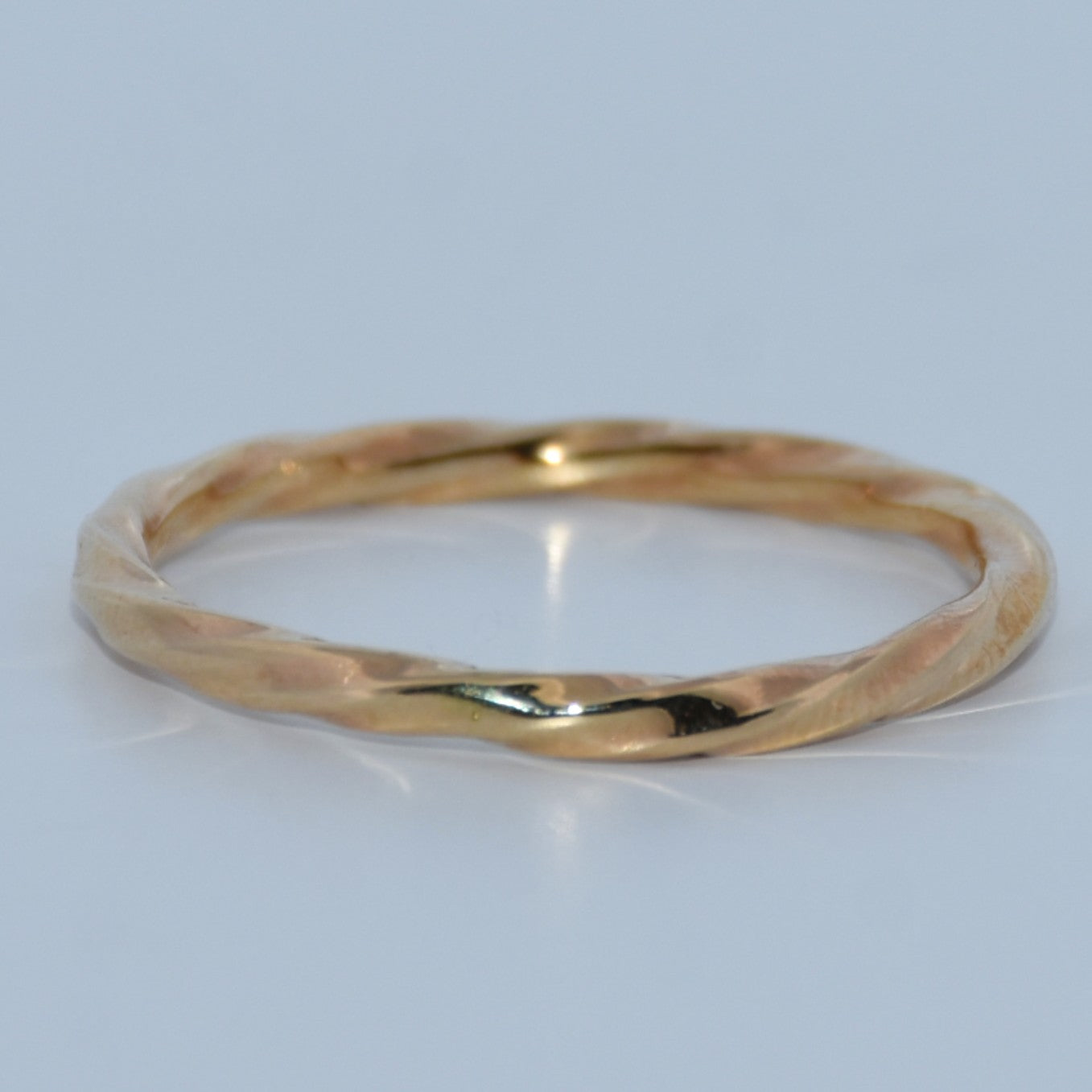 14K Gold | Rope Stacking Wedding Bands