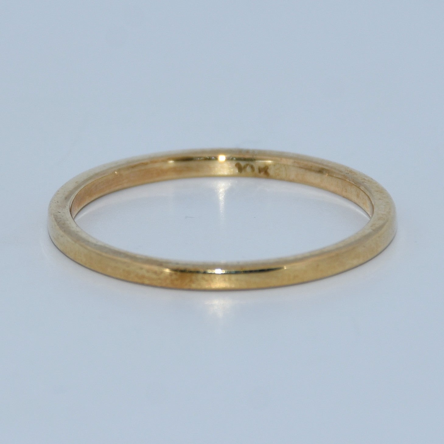 10K Gold | Thin Polished Wedding Bands