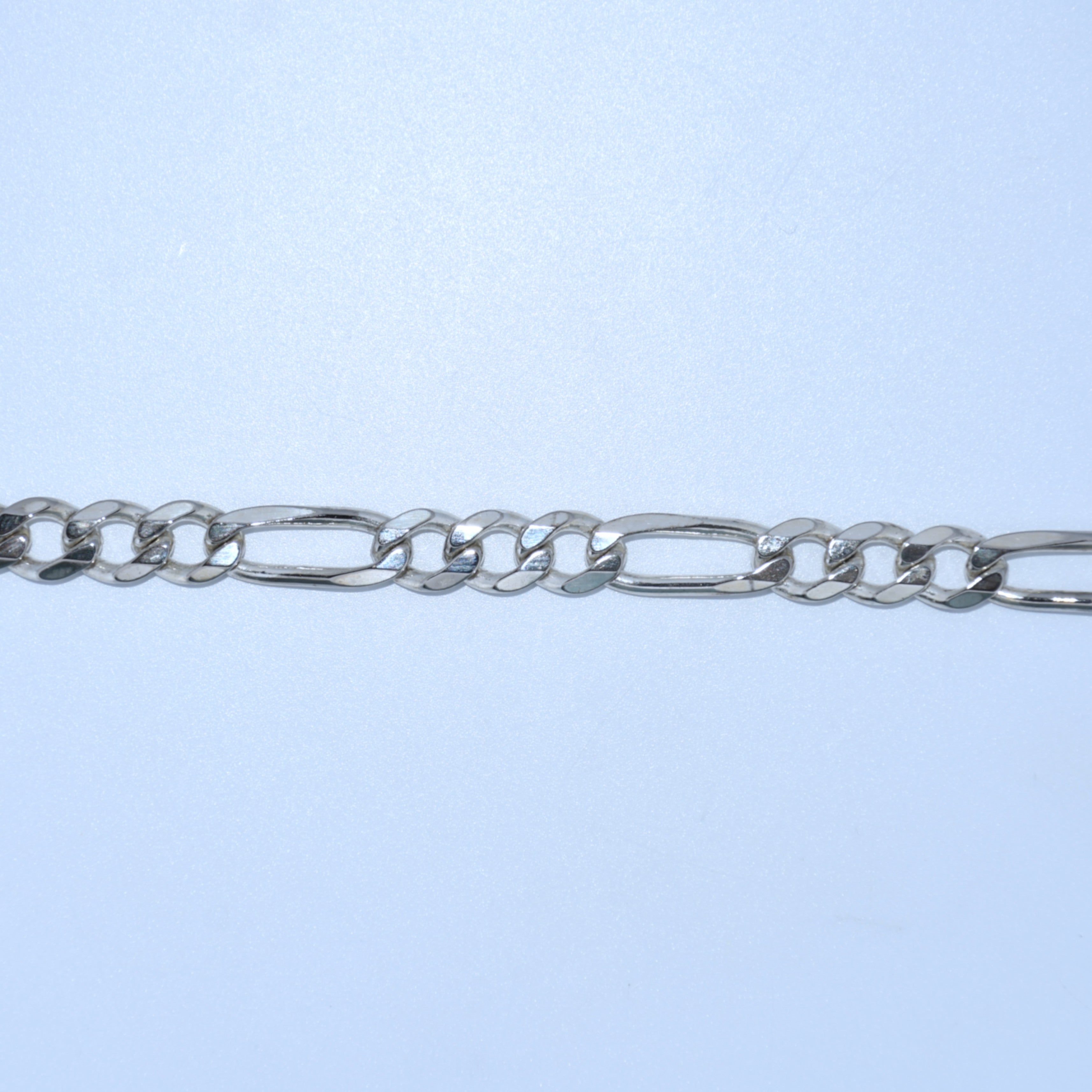 Sterling Silver | Figaro Bracelets