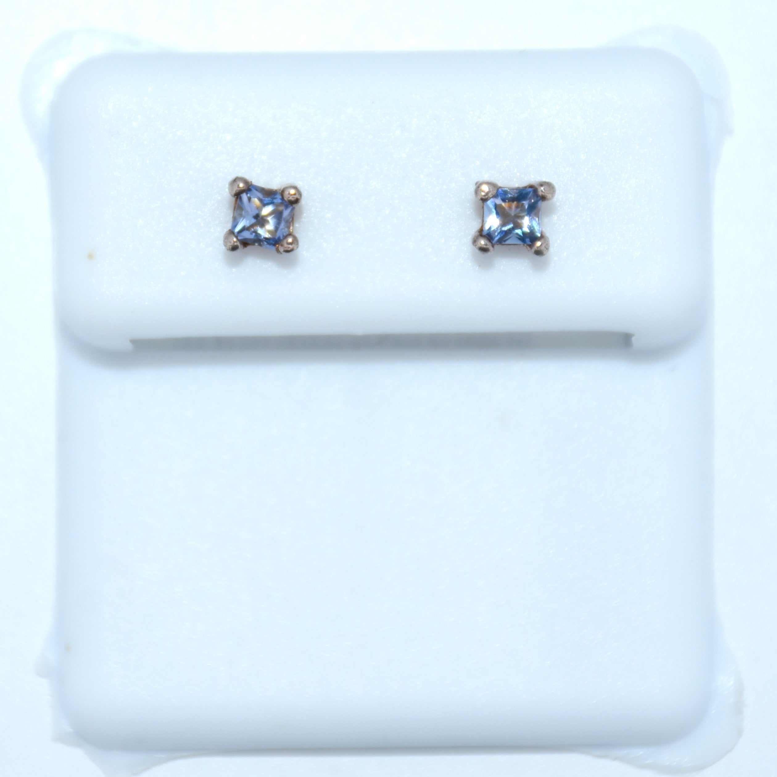 Sterling Silver | Birthstone Stud Earrings
