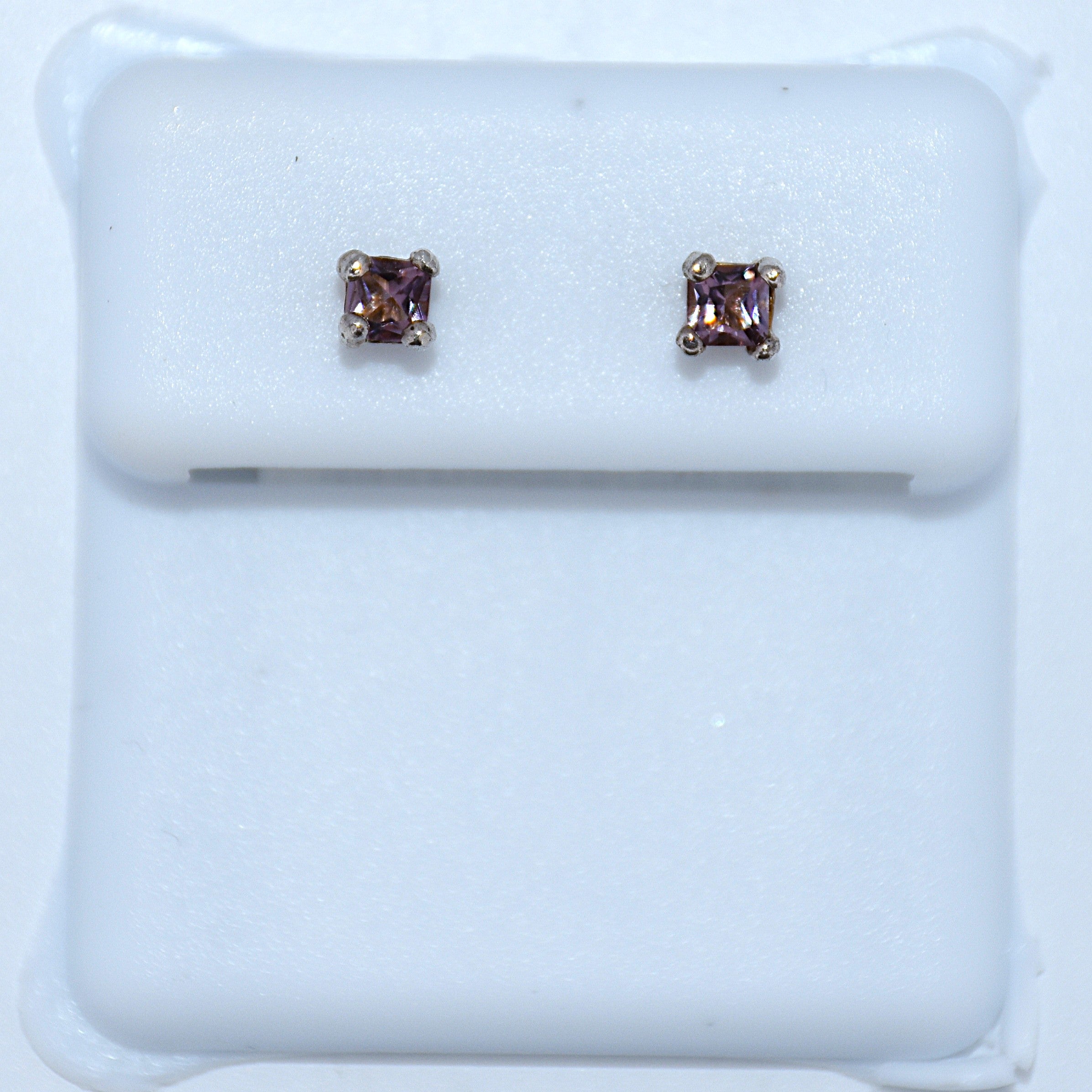 Sterling Silver | Birthstone Stud Earrings