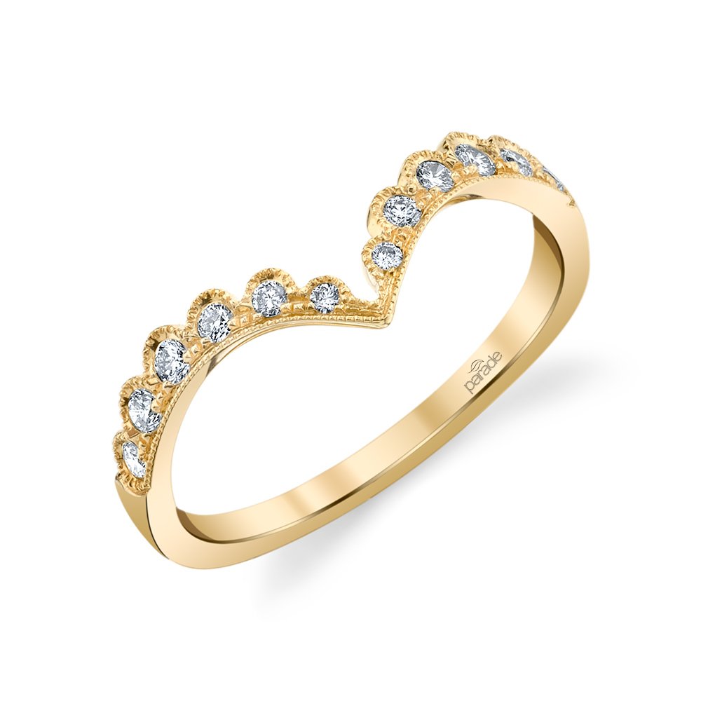 14K Gold | Lumiere Bridal Natural Diamond Band 0.17ct Wedding Band