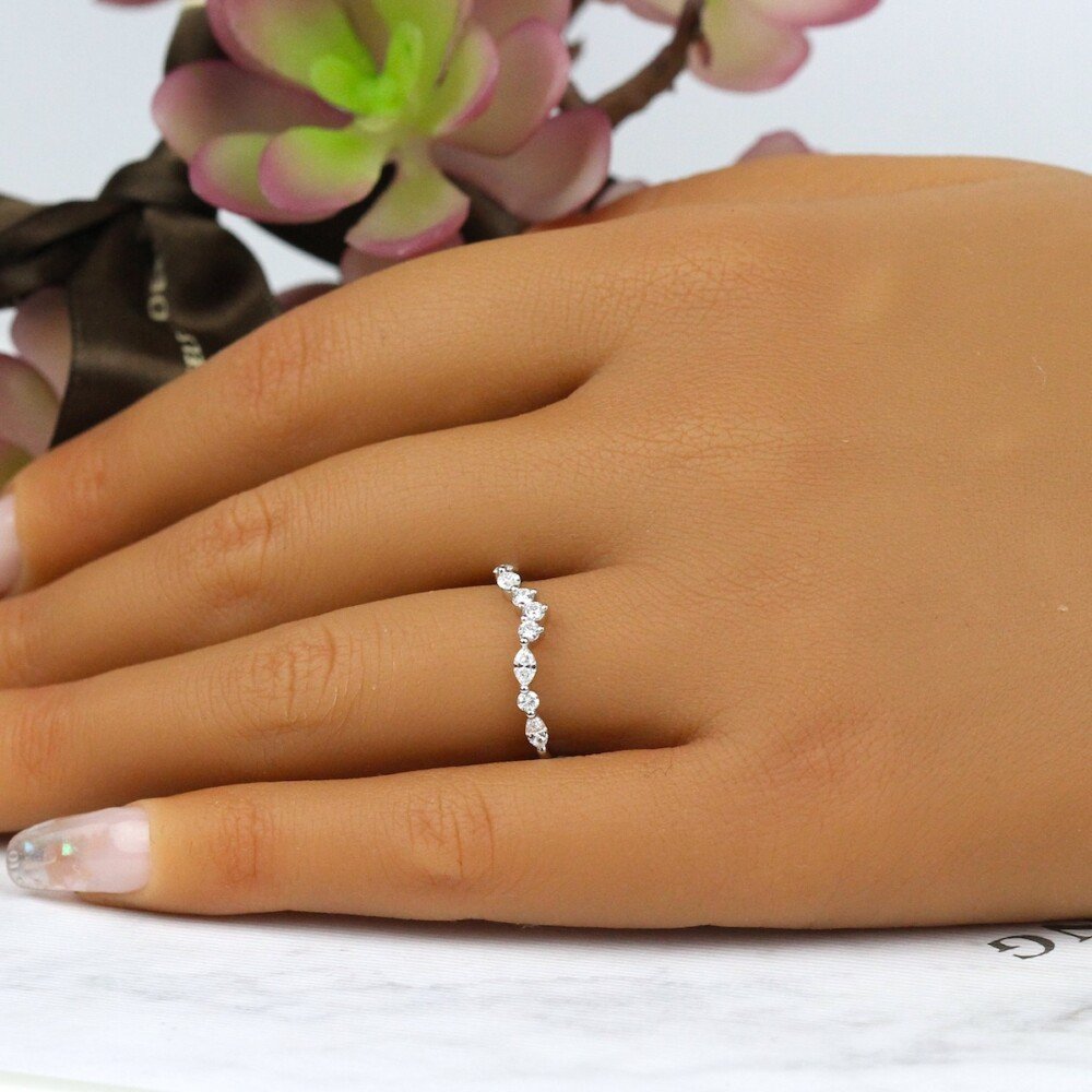 14K Gold | YG Natural Classic Matching Diamond Wedding Band