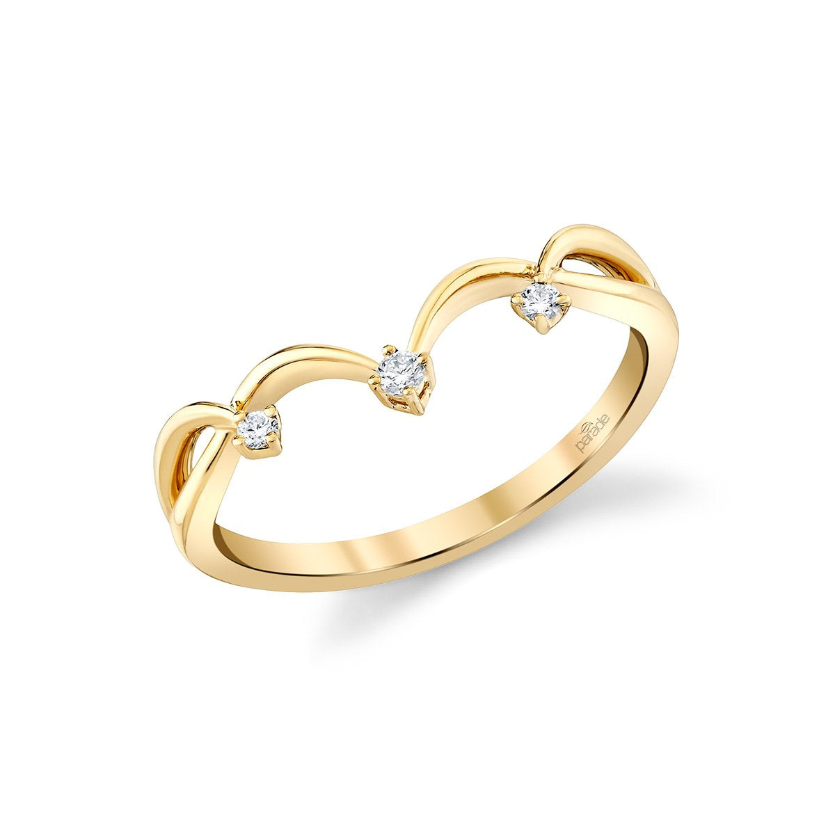 14K Gold | YG Lyria Bridal Matching Natural Diamond Wedding Band