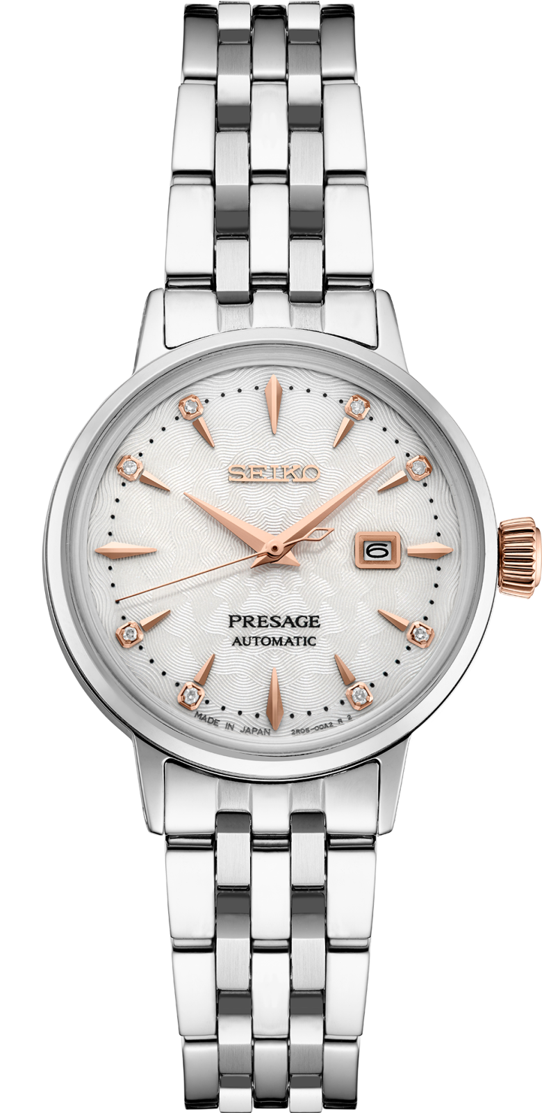 Seiko Presage Cocktail Time SS Automatic White Dial Watch SRE009