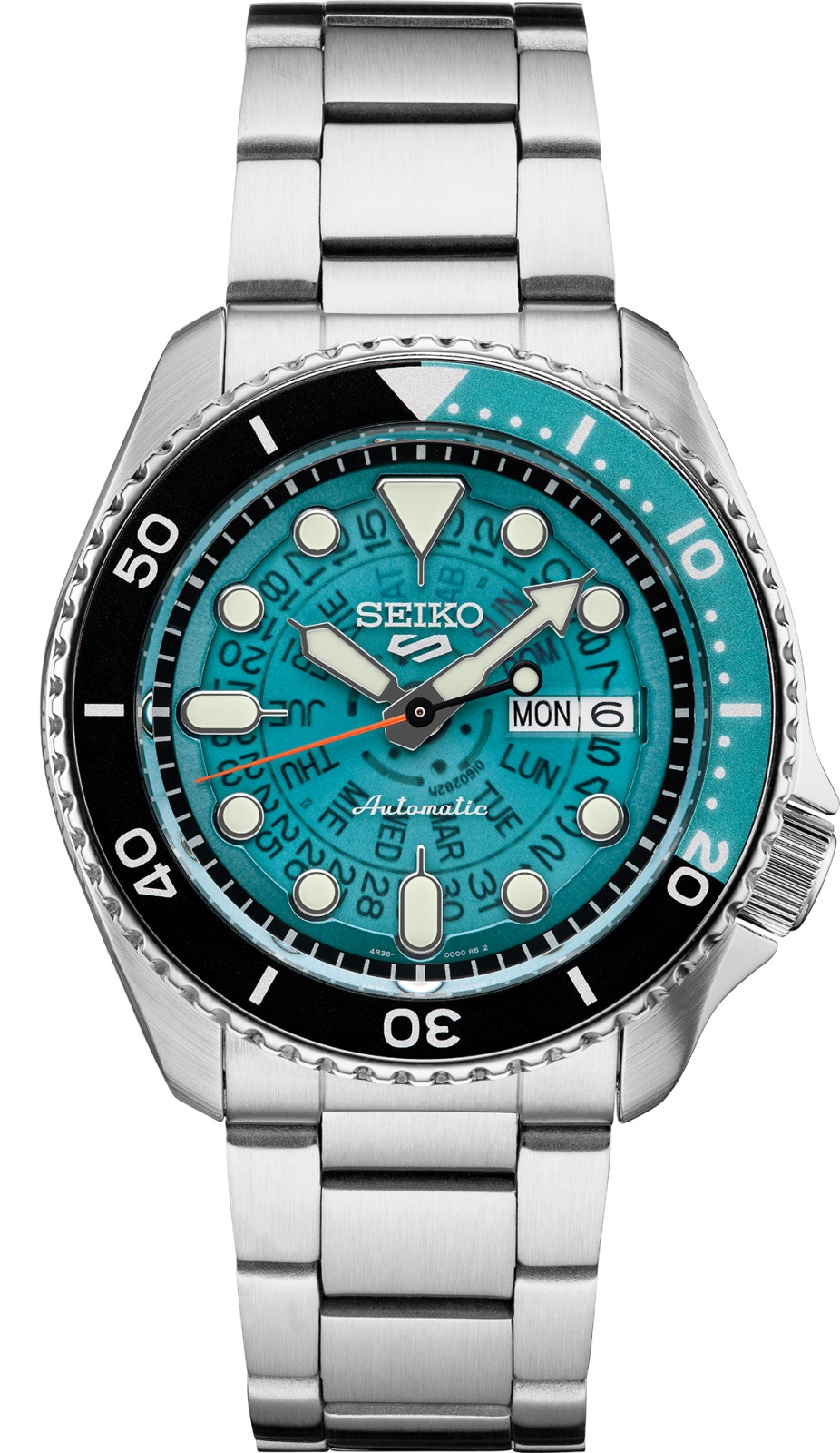 Seiko 5 Sport Automatic Watch Translucent Dial SRPJ45