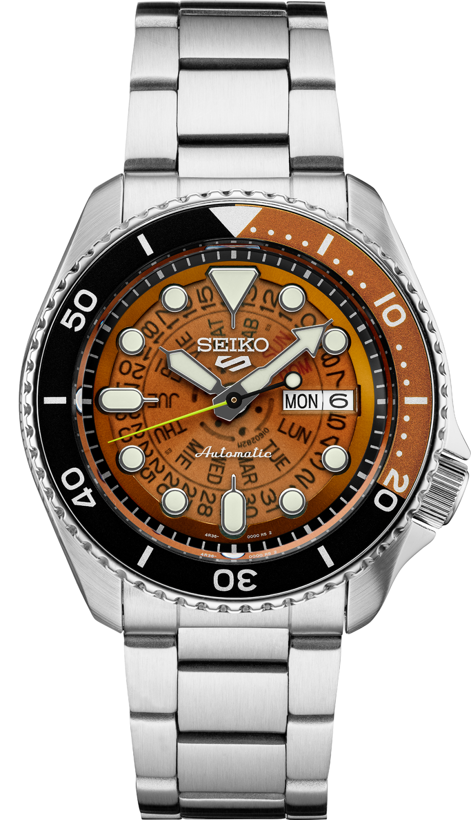 Seiko 5 Sport Automatic Watch Translucent Dial SRPJ47