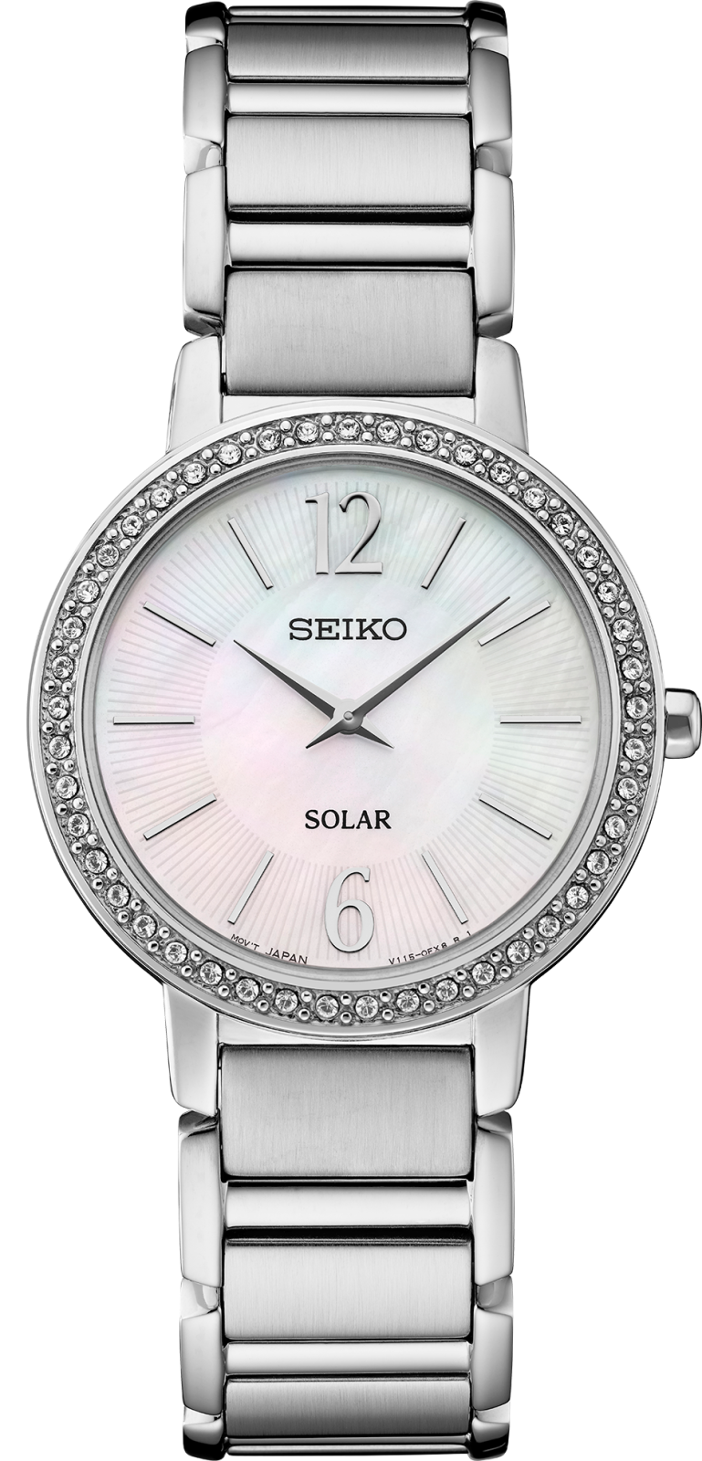 Seiko Essentials Ladies Solar Crystals Watch SUP467