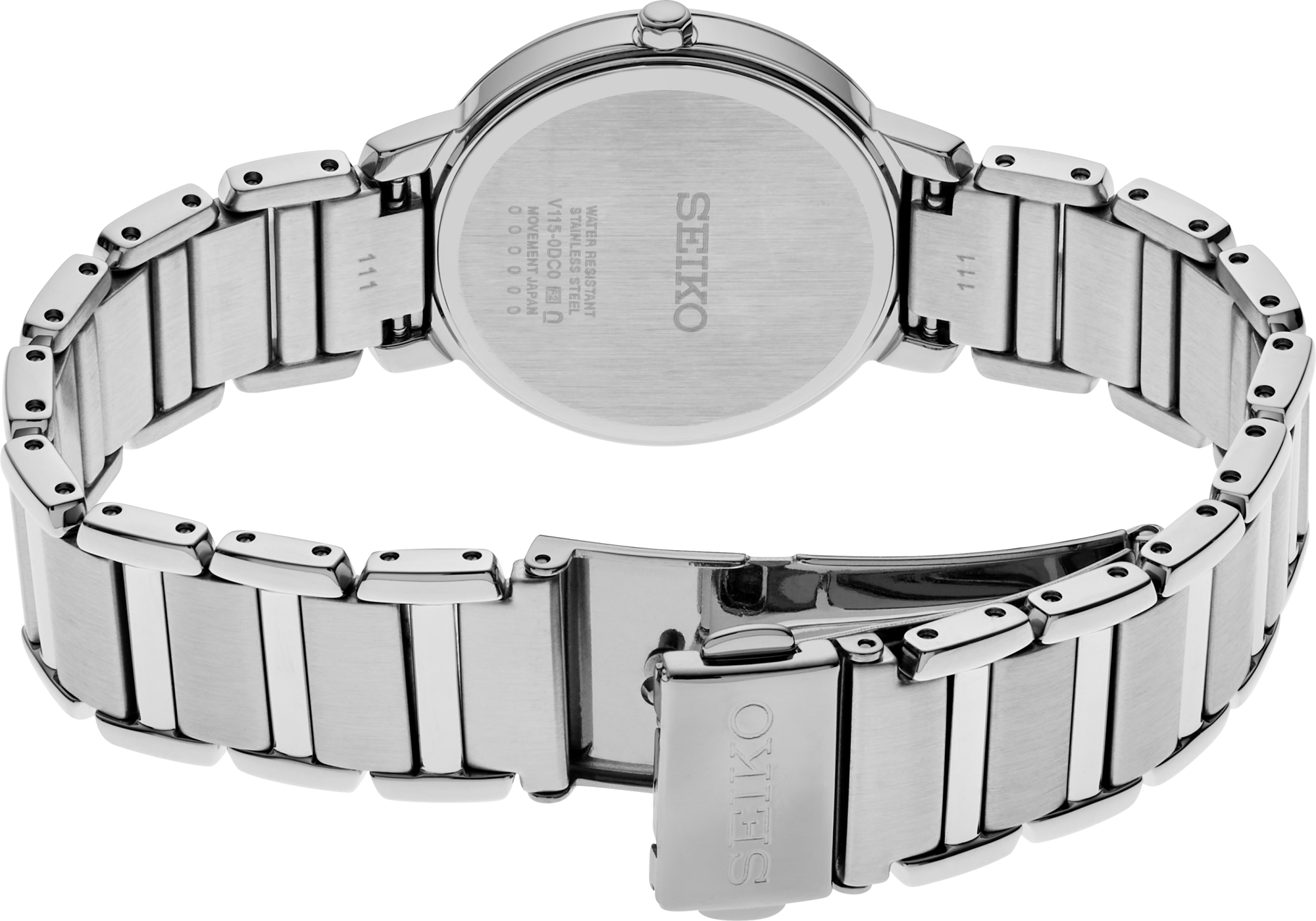 Seiko Essentials Ladies Solar Crystals Watch SUP467