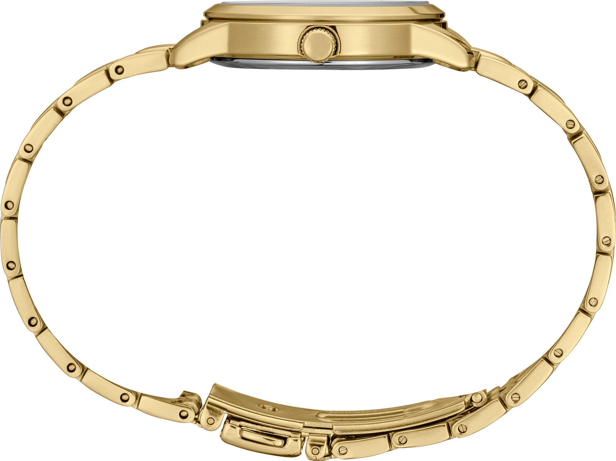 Seiko Essentials SUR444 SS GP Quartz Champagne Dial Watch