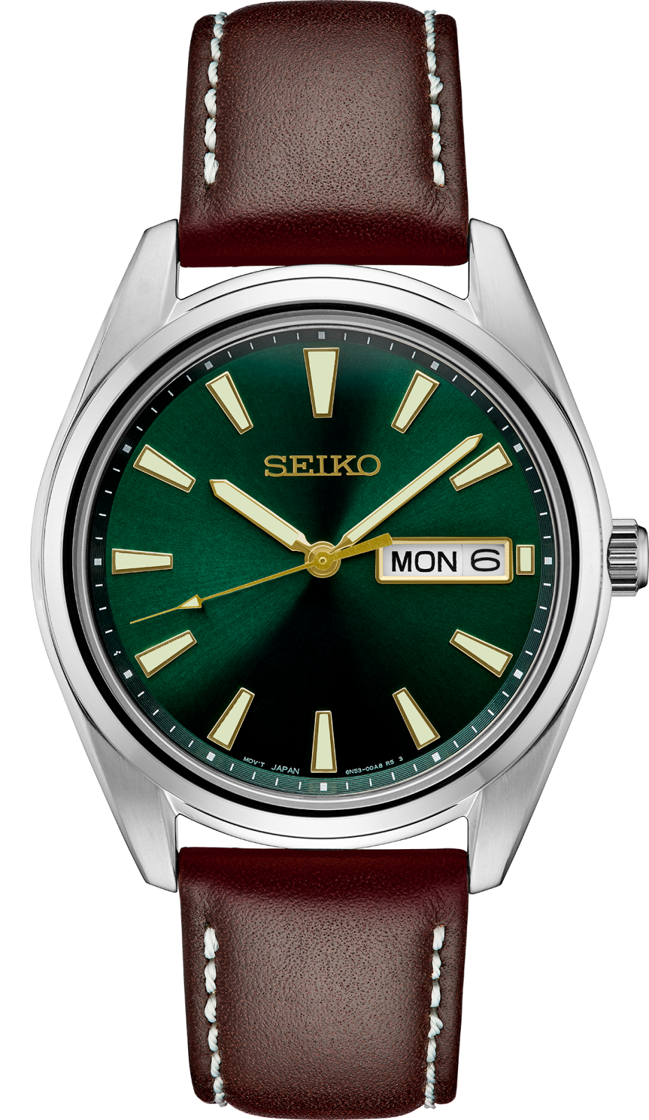 Seiko Essentials SUR449 SS Quartz Green Dial