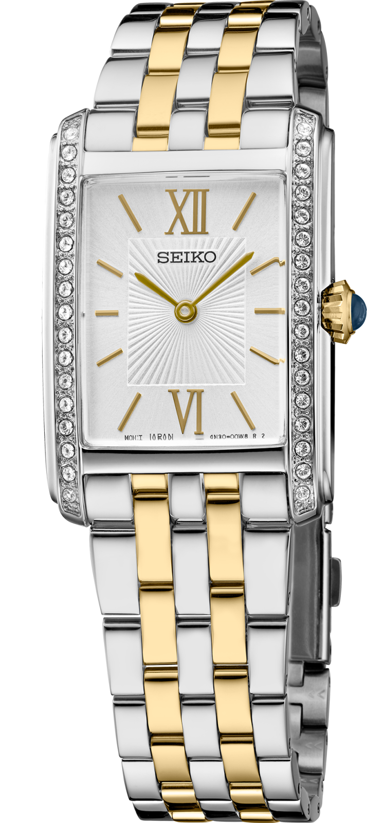 Seiko Essentials Crystals TT Quartz Silver Dial SWR093