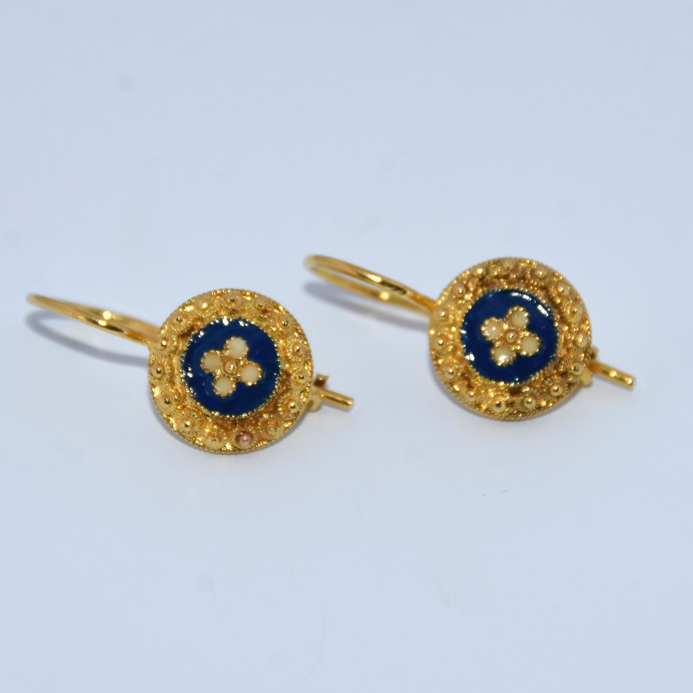 19.2K Portuguese Gold Earrings
