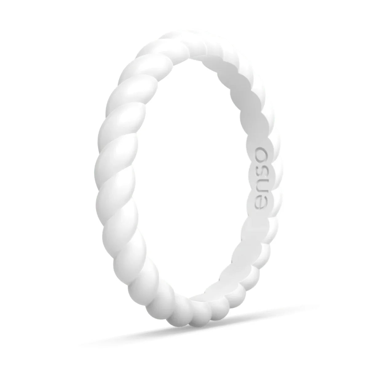 Enso Silicone Rings | White/Turquoise 2-Pack
