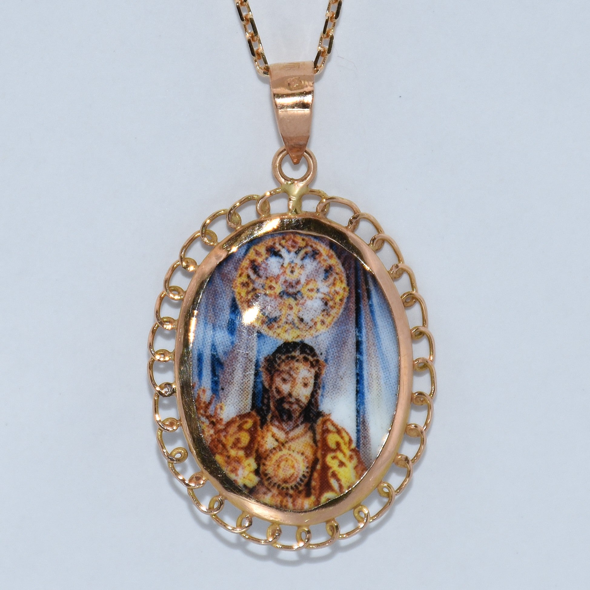 19.2K Portuguese Gold | Santo Cristo " Holy Christ " Pendants