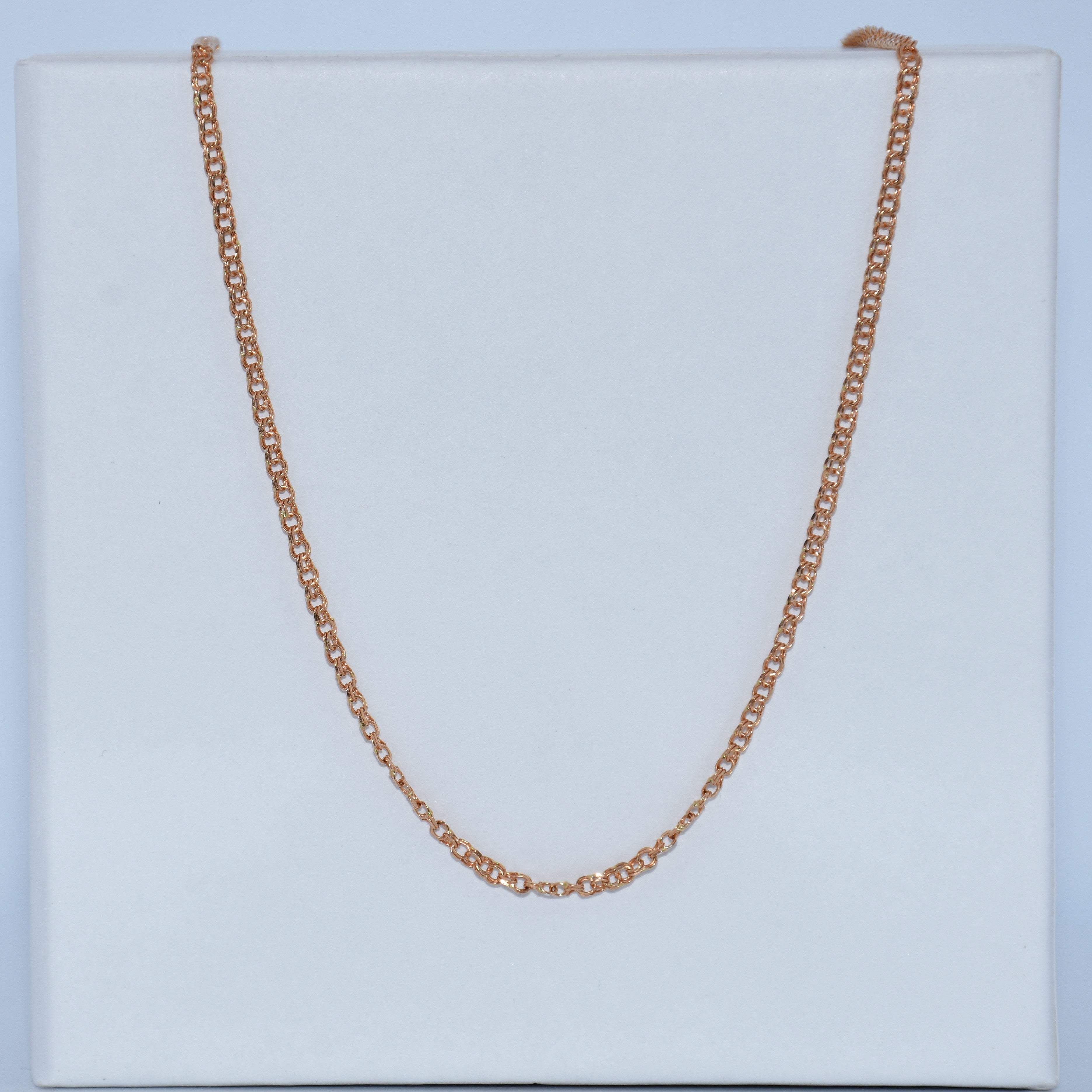 19.2K Portuguese Gold | Thin Solid Freeze Chains