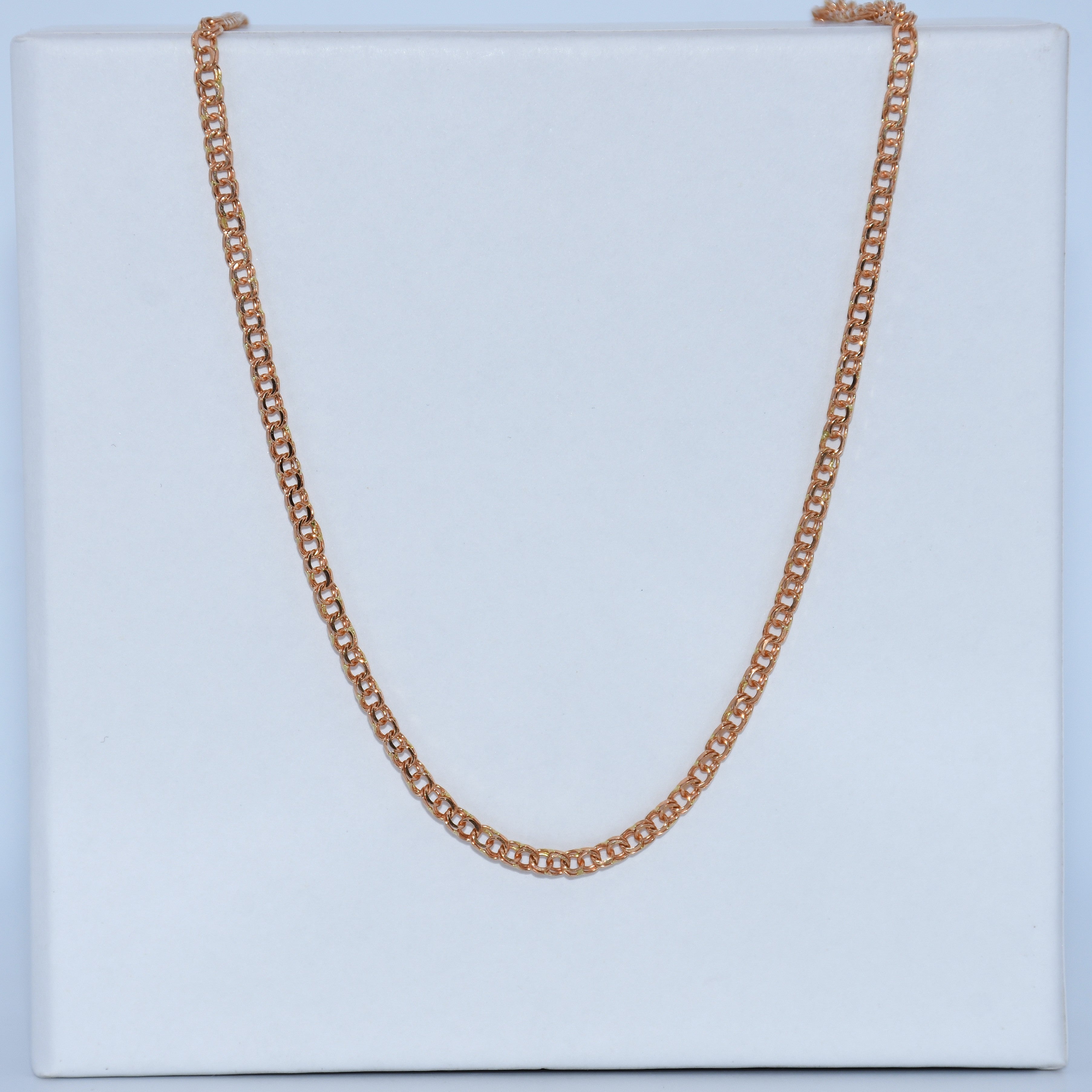 19.2K Portuguese Gold | Thin Solid Freeze Chains