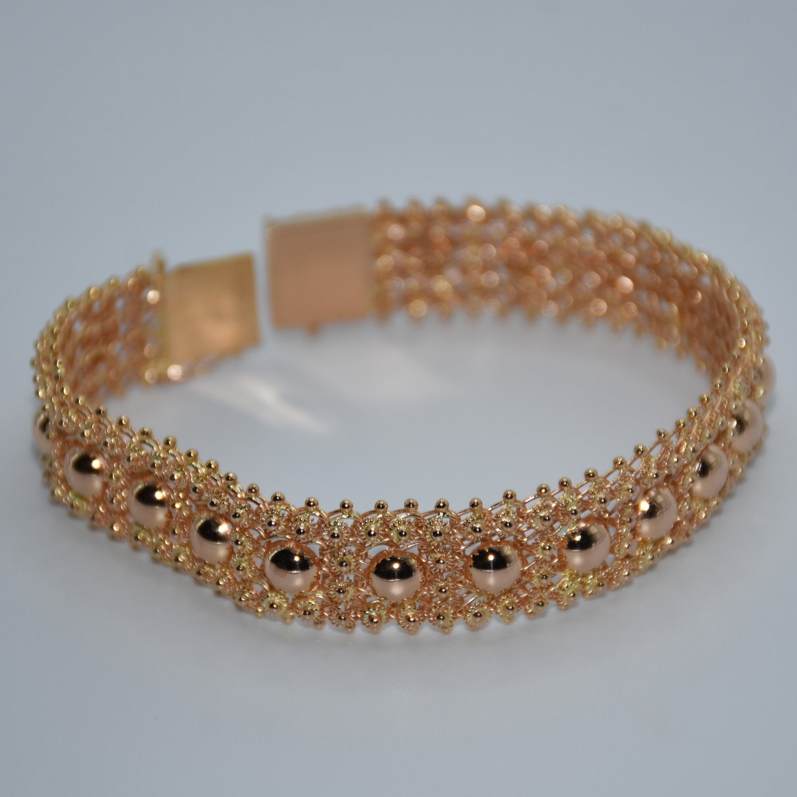 19.2K Portuguese Gold | Vintage Weave Bracelet