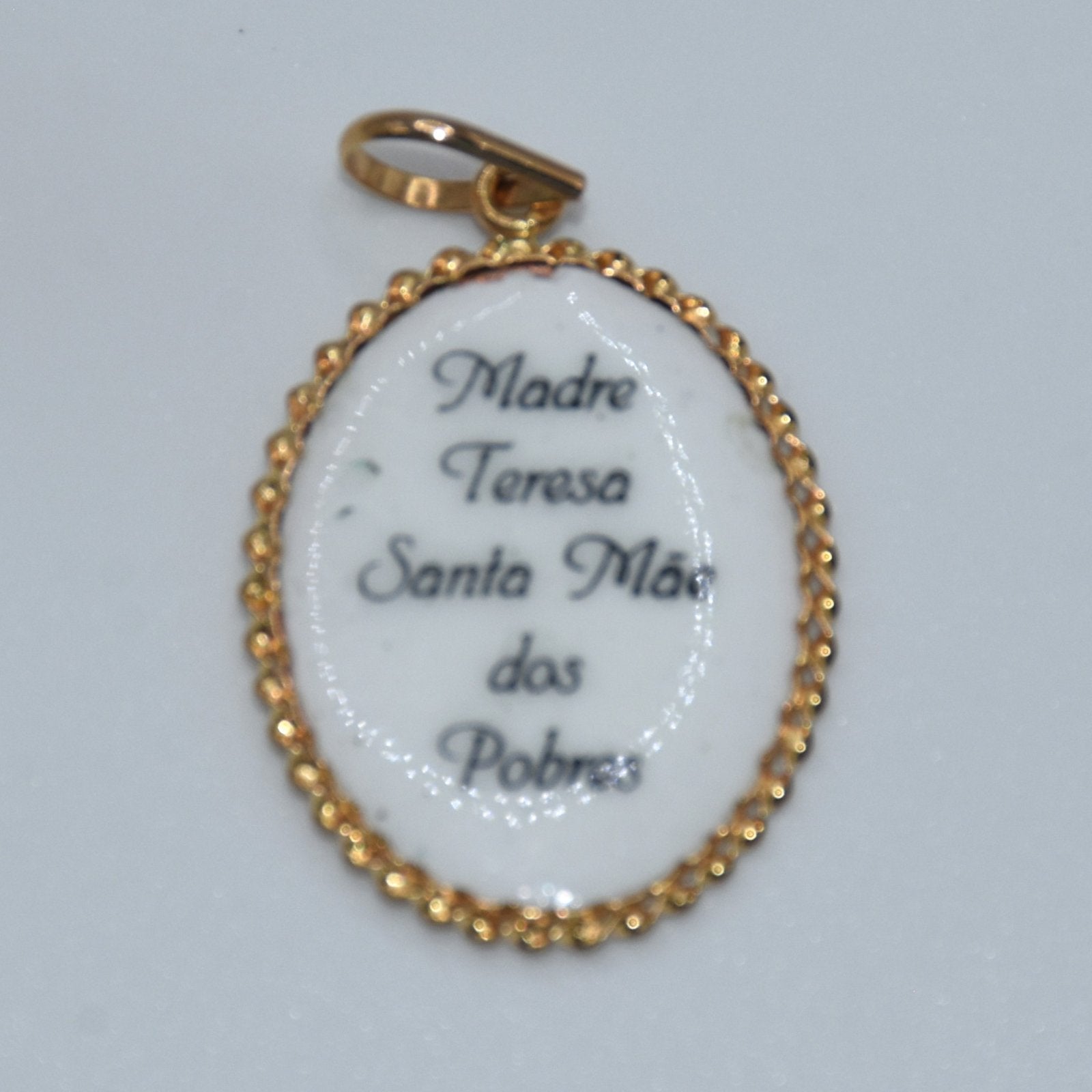 19.2K Portuguese Gold | Vintage Mother Teresa: Saint Of The Poor Pendant