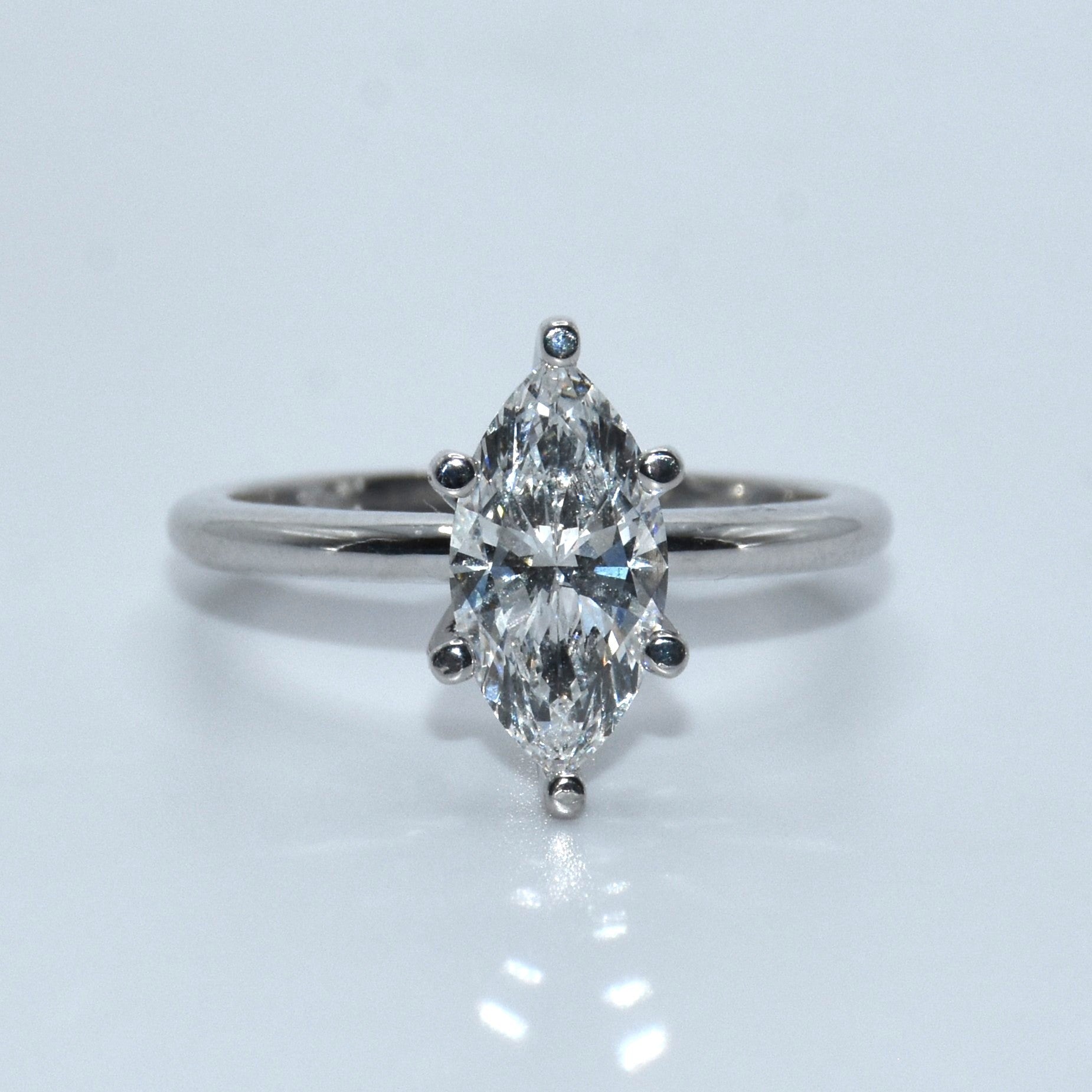 14K Gold | 1.51ct Lab Grown Diamond Marquise Solitaire Ring