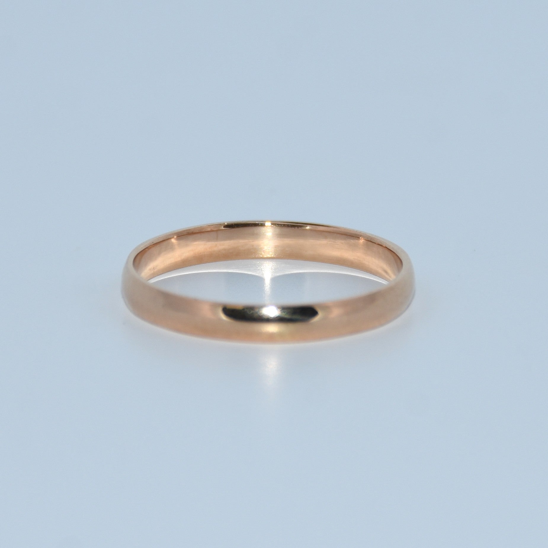 19.2K Portuguese Gold | Polished Wedding Bands