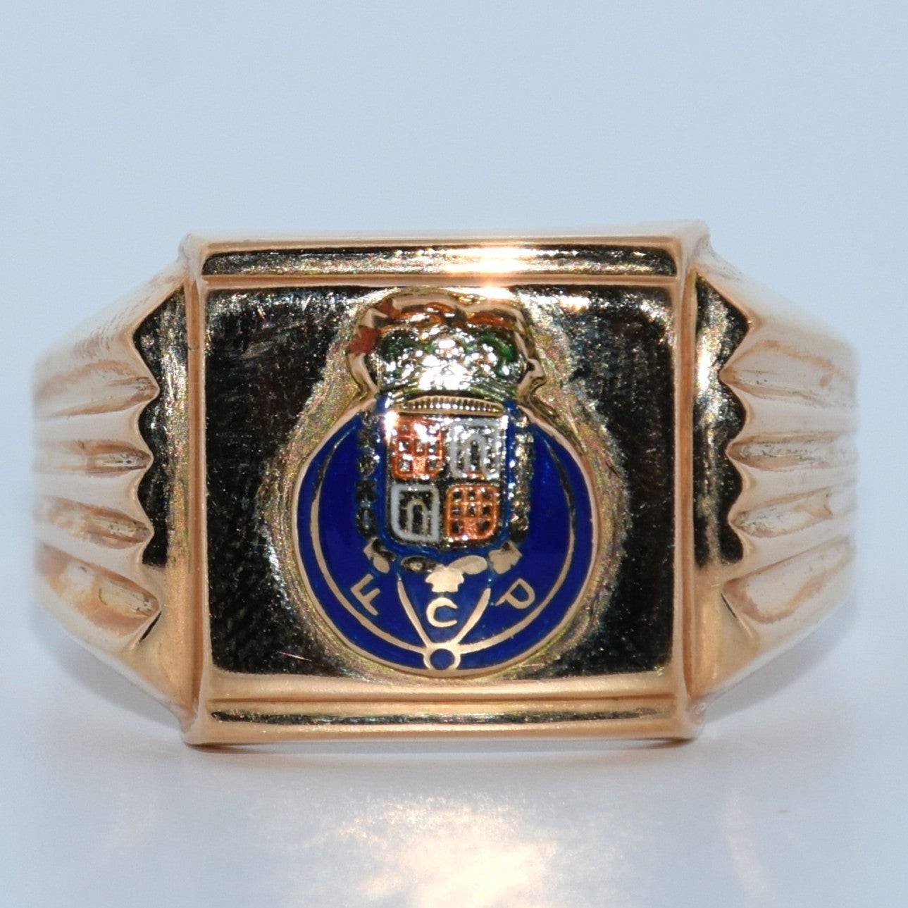 19.2K Portuguese Gold | Soccer Rings