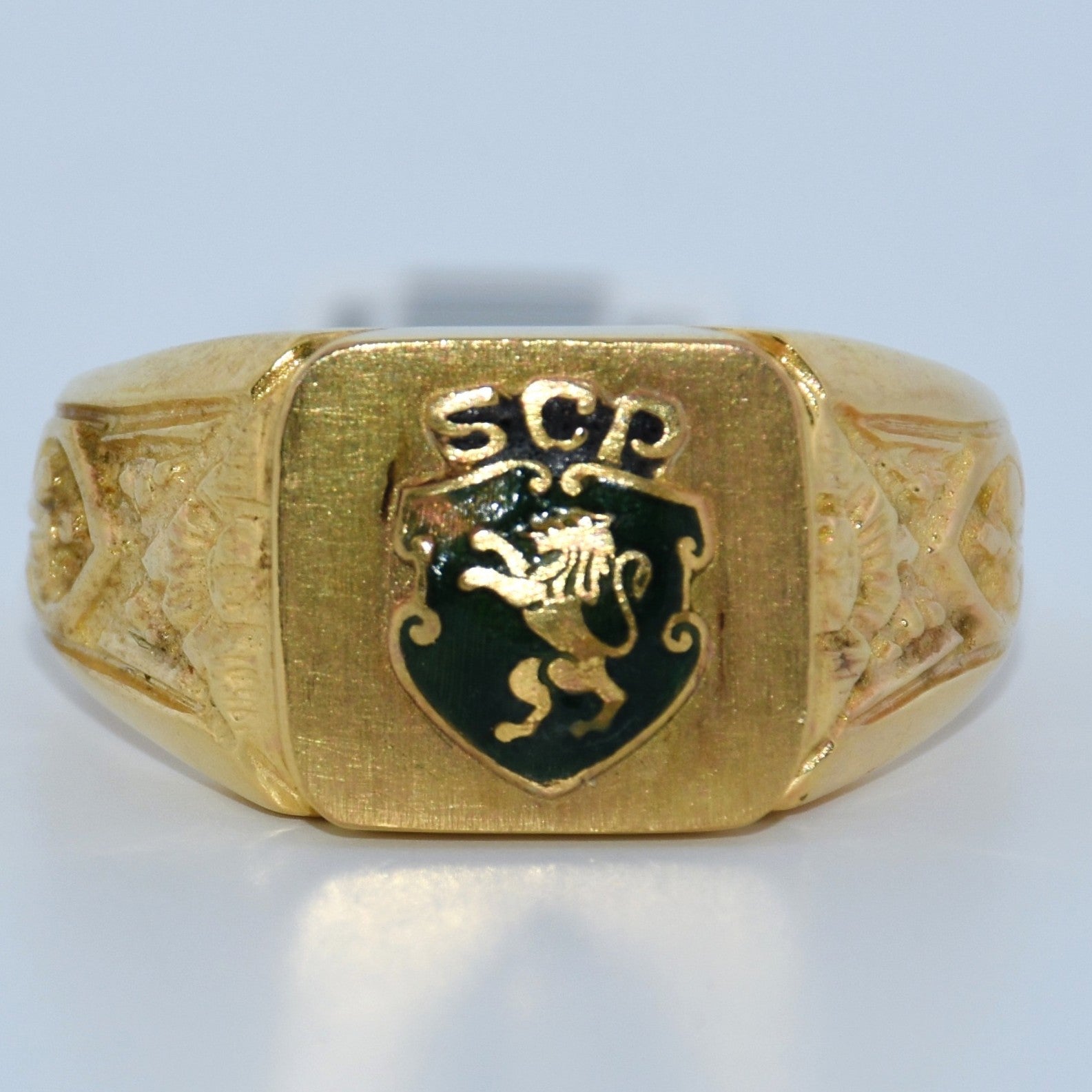 19.2K Portuguese Gold | Soccer Rings