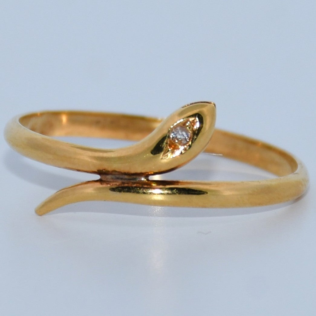 19.2K Portuguese Gold | Snake Design Rings