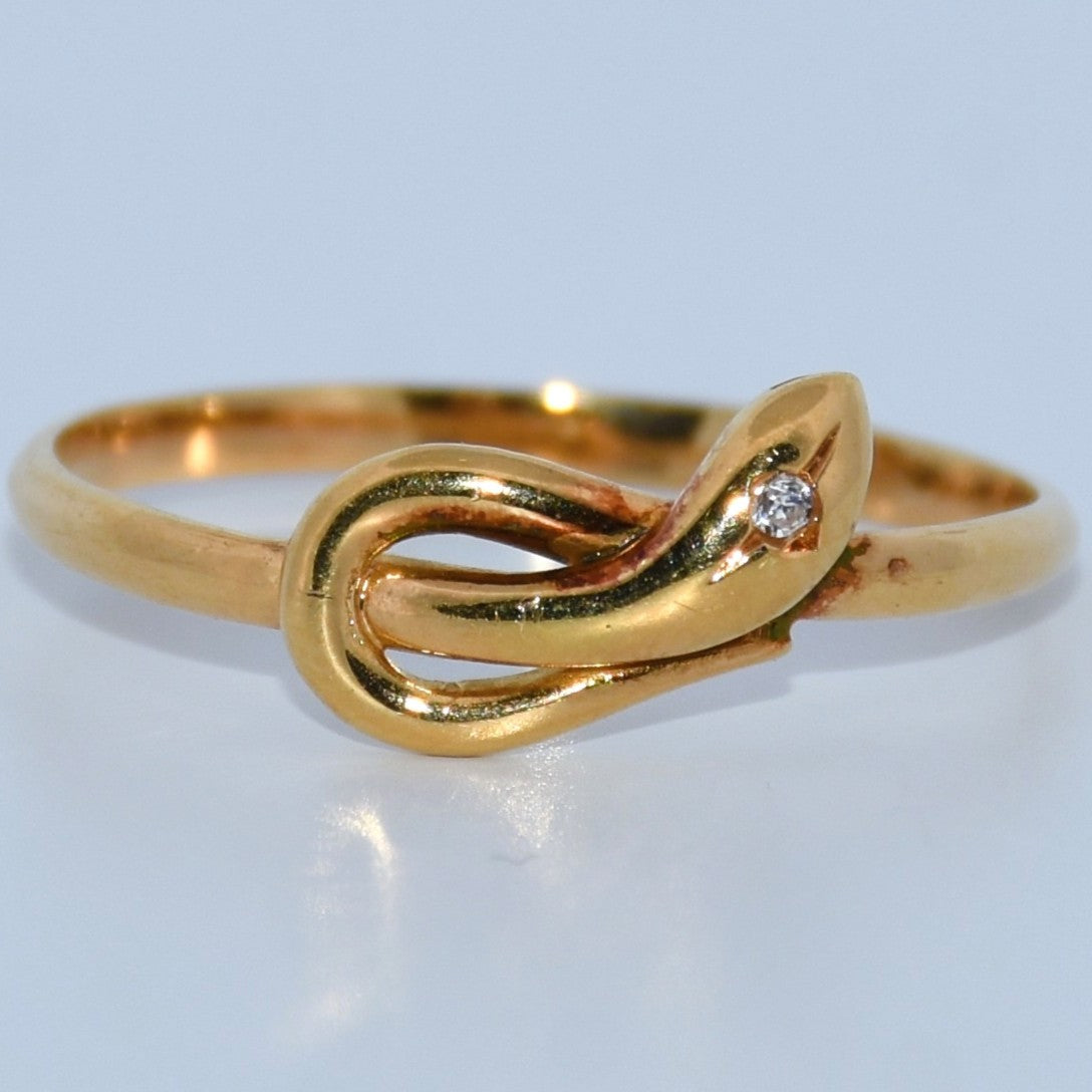 19.2K Portuguese Gold | Snake Design Rings