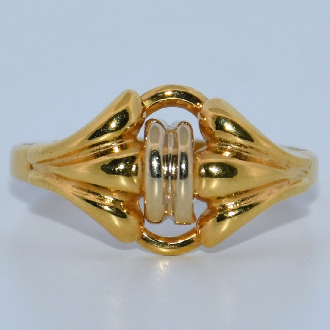 19.2K Portuguese Gold | Woven Knot Ring