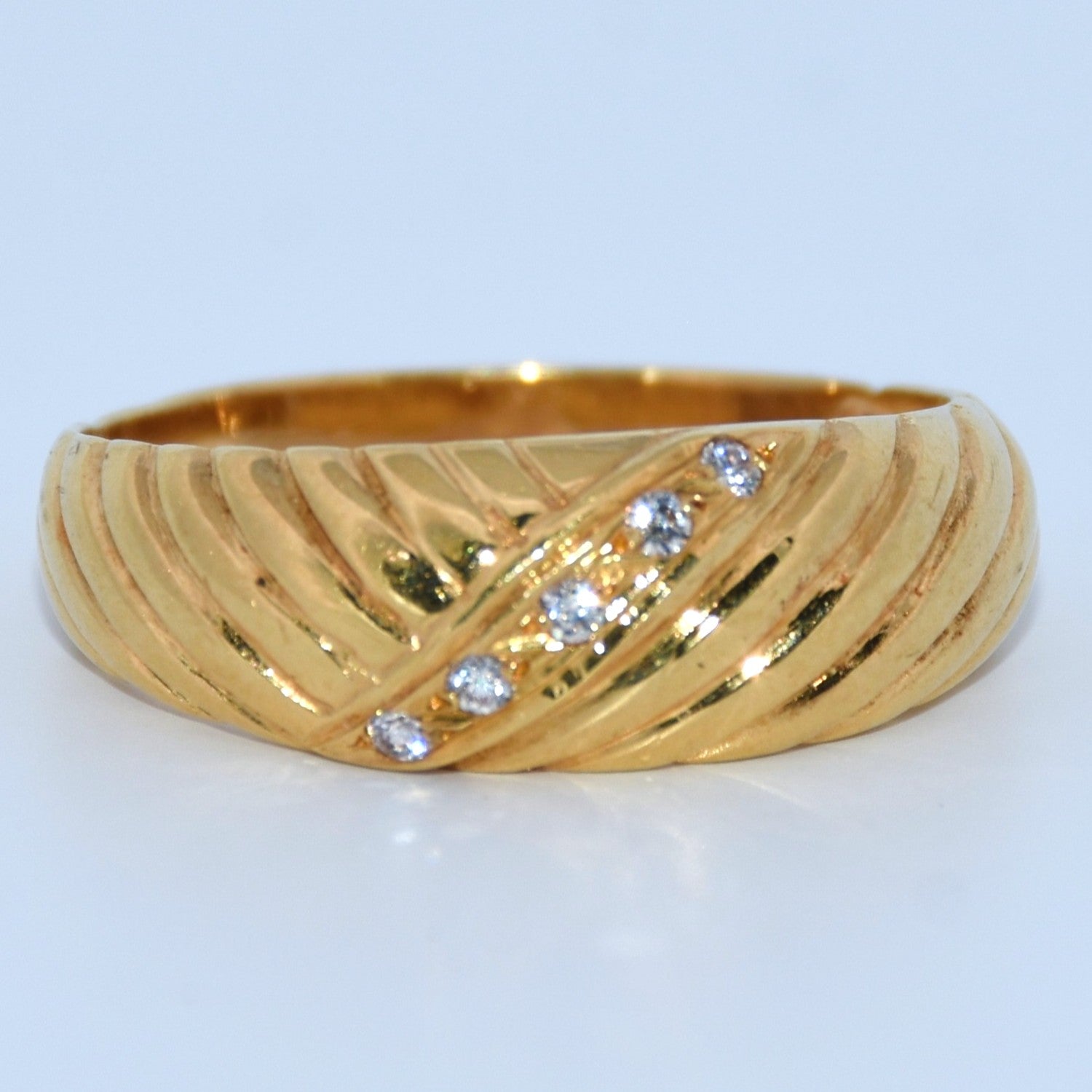 19.2K Portuguese Gold | Croissant Rings