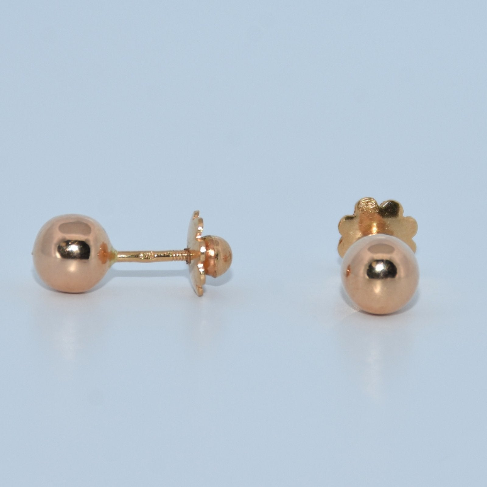 19.2K Portuguese Gold | Ball Earrings