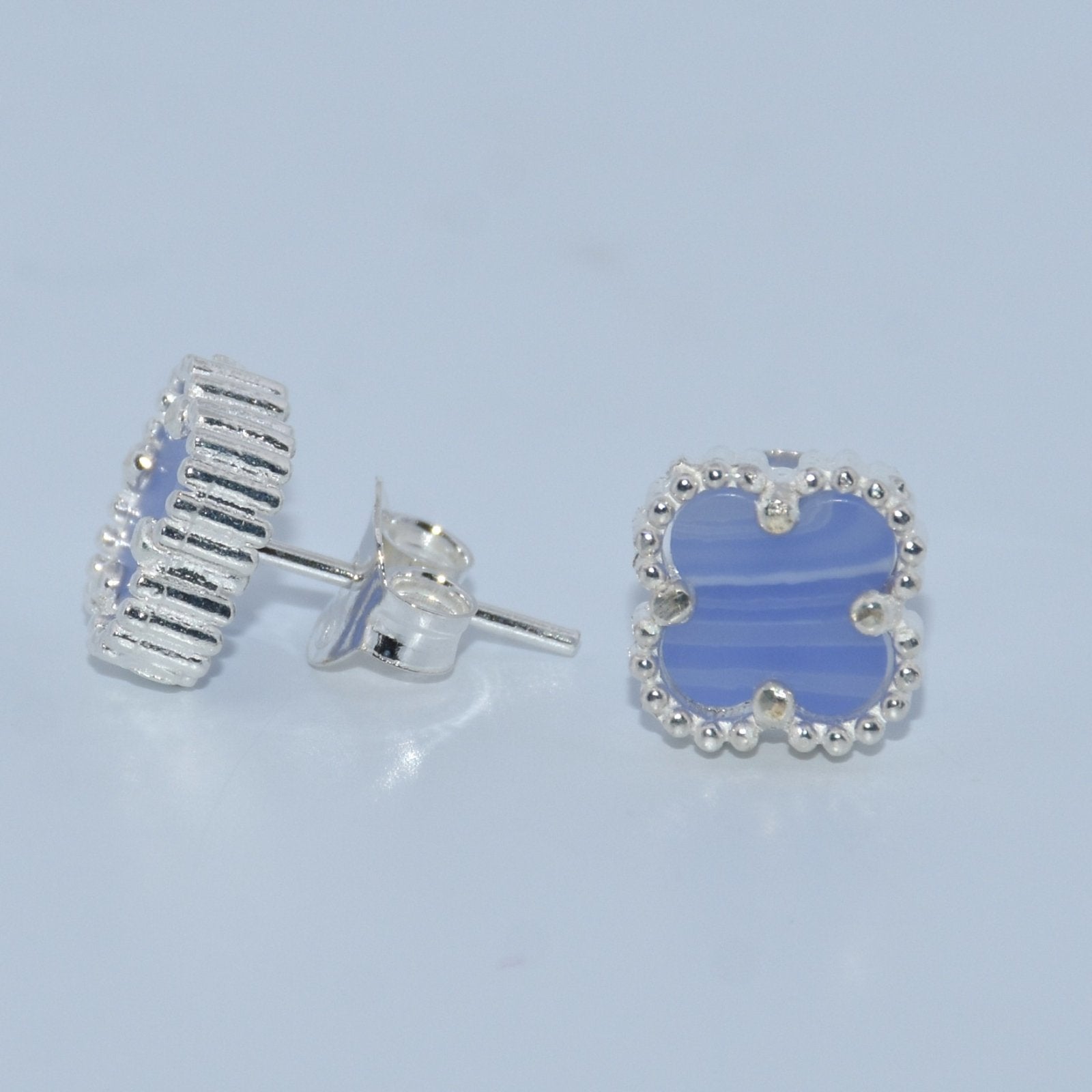 Sterling Silver | Clover Stud Earrings