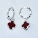 Sterling Silver | Clover Dangle Earrings