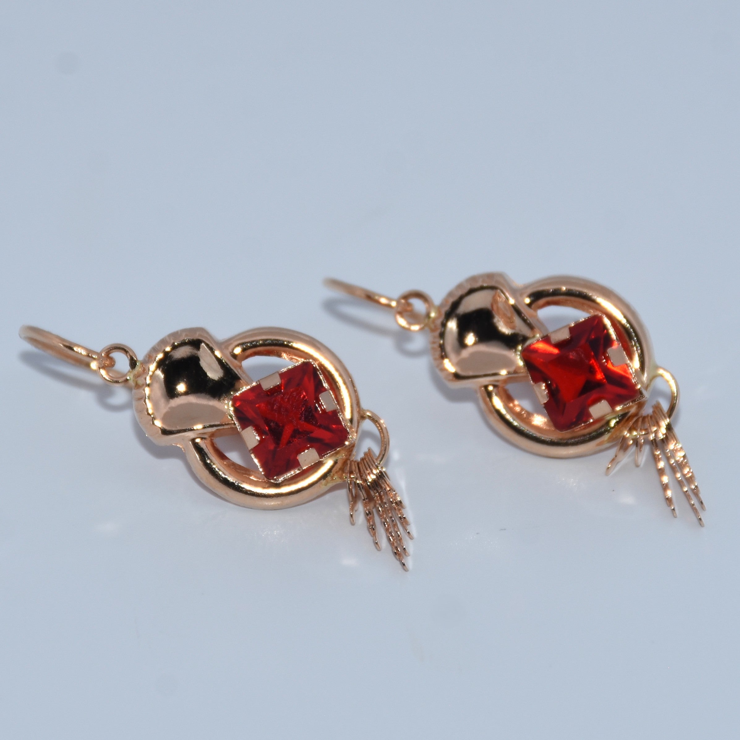 19.2K Portuguese Gold | Traditional Dangle Earrings