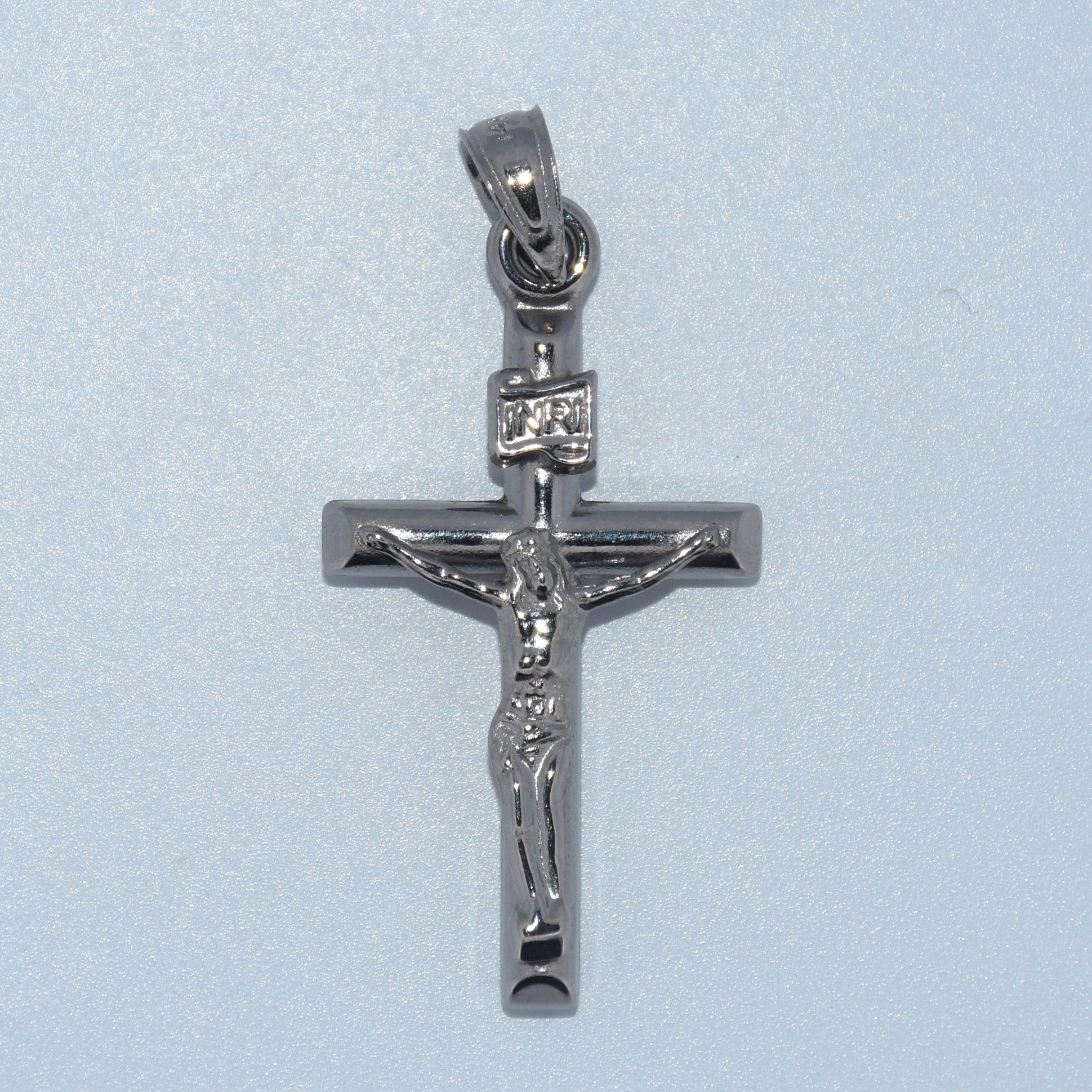 14K Gold | WG Hollow Crucifix