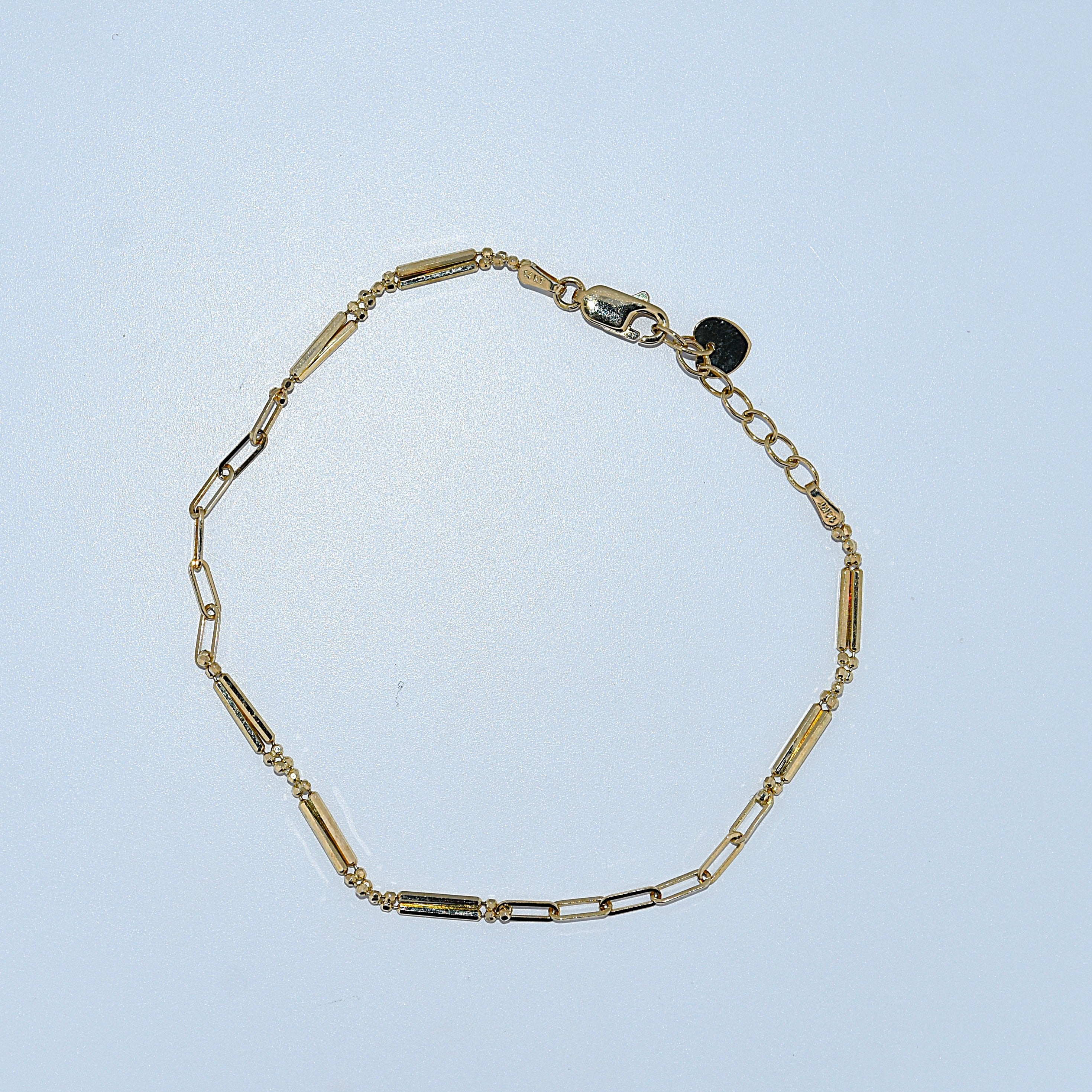 14K Gold | YG Paperclip Bracelet