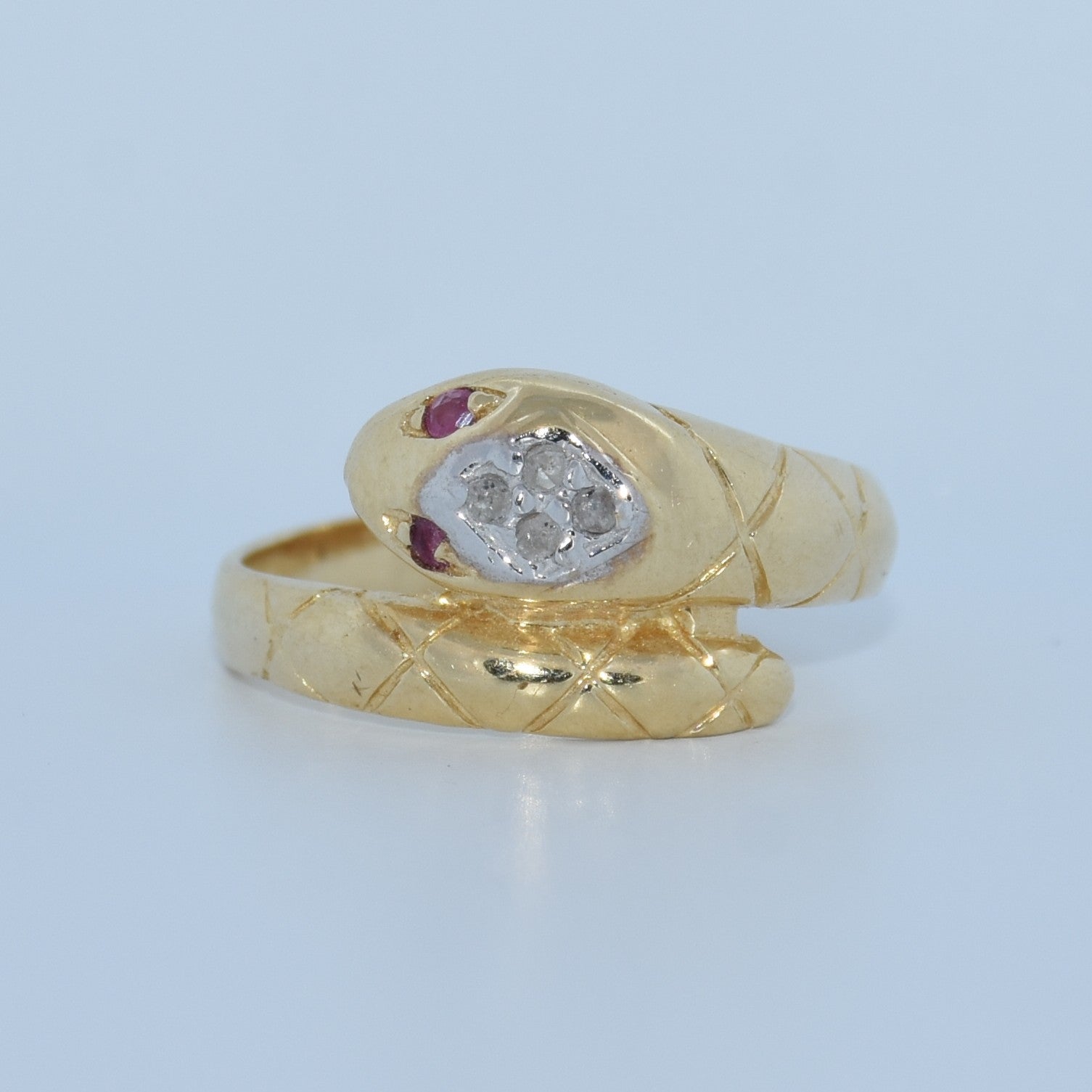 14K Gold | Snake Ring 2.9mm