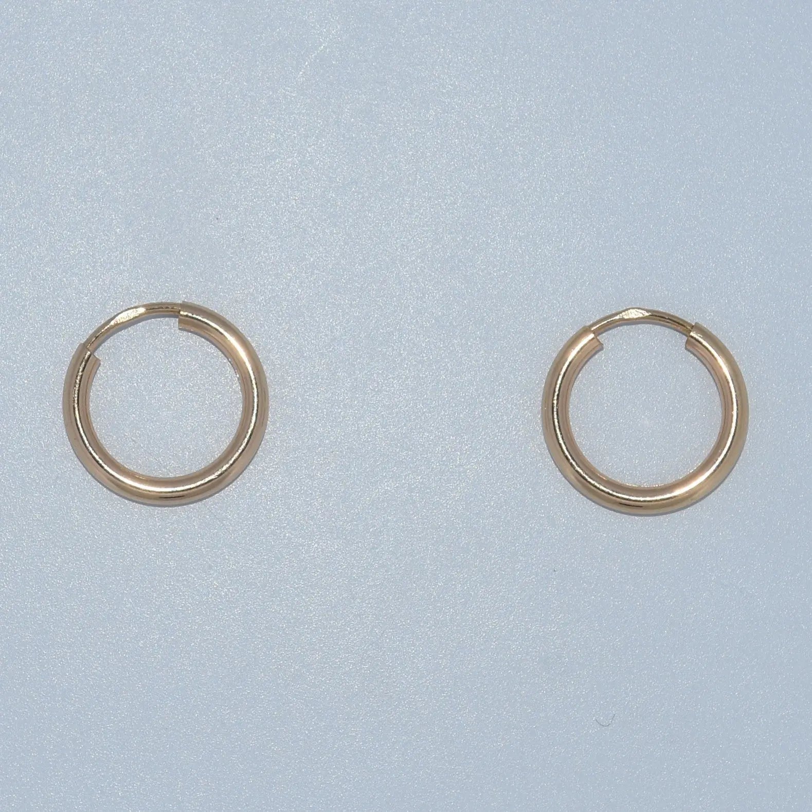 19.2K Portuguese Gold | Small Endless Hoops (Argolas) Earrings