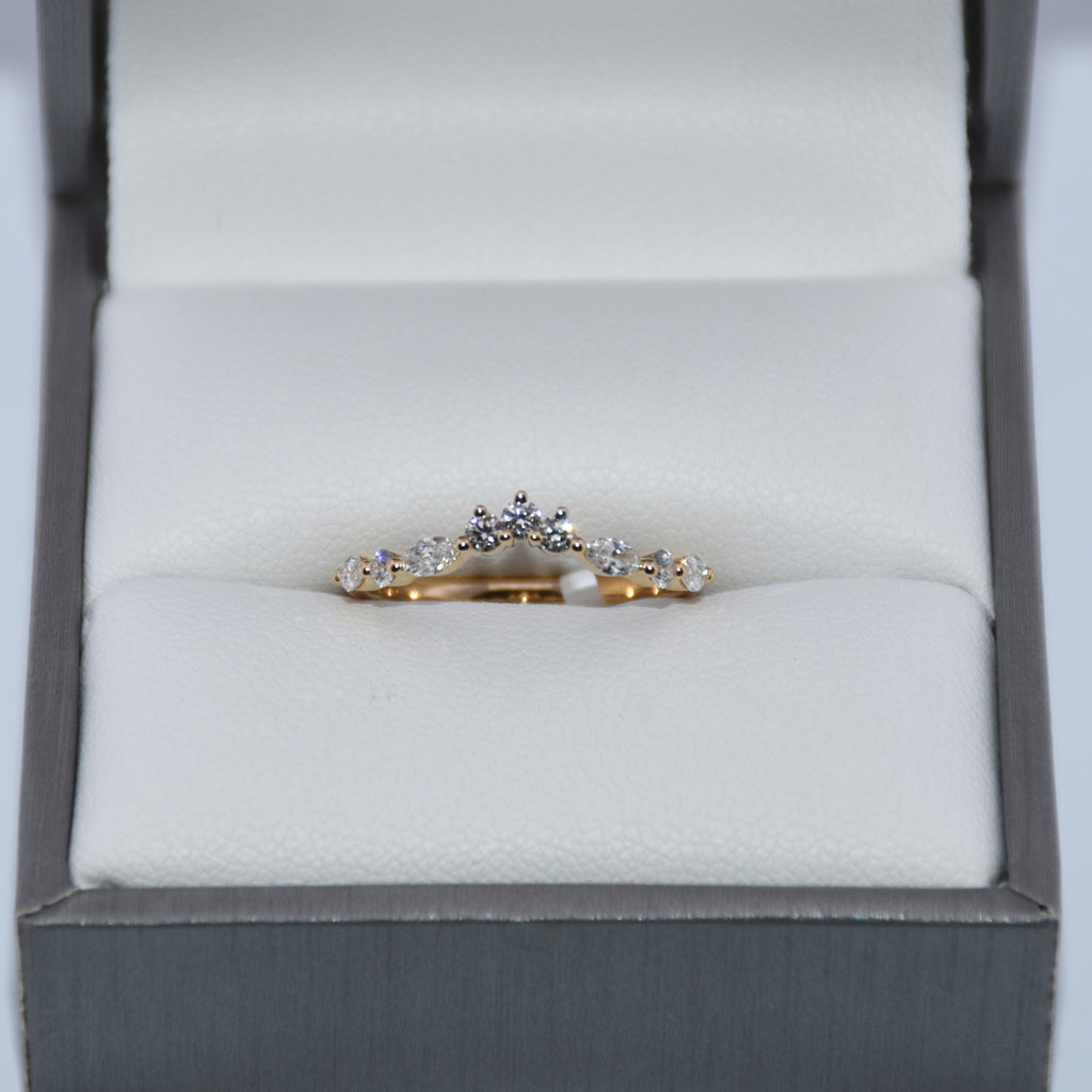 14K Gold | YG Natural Classic Matching Diamond Wedding Band