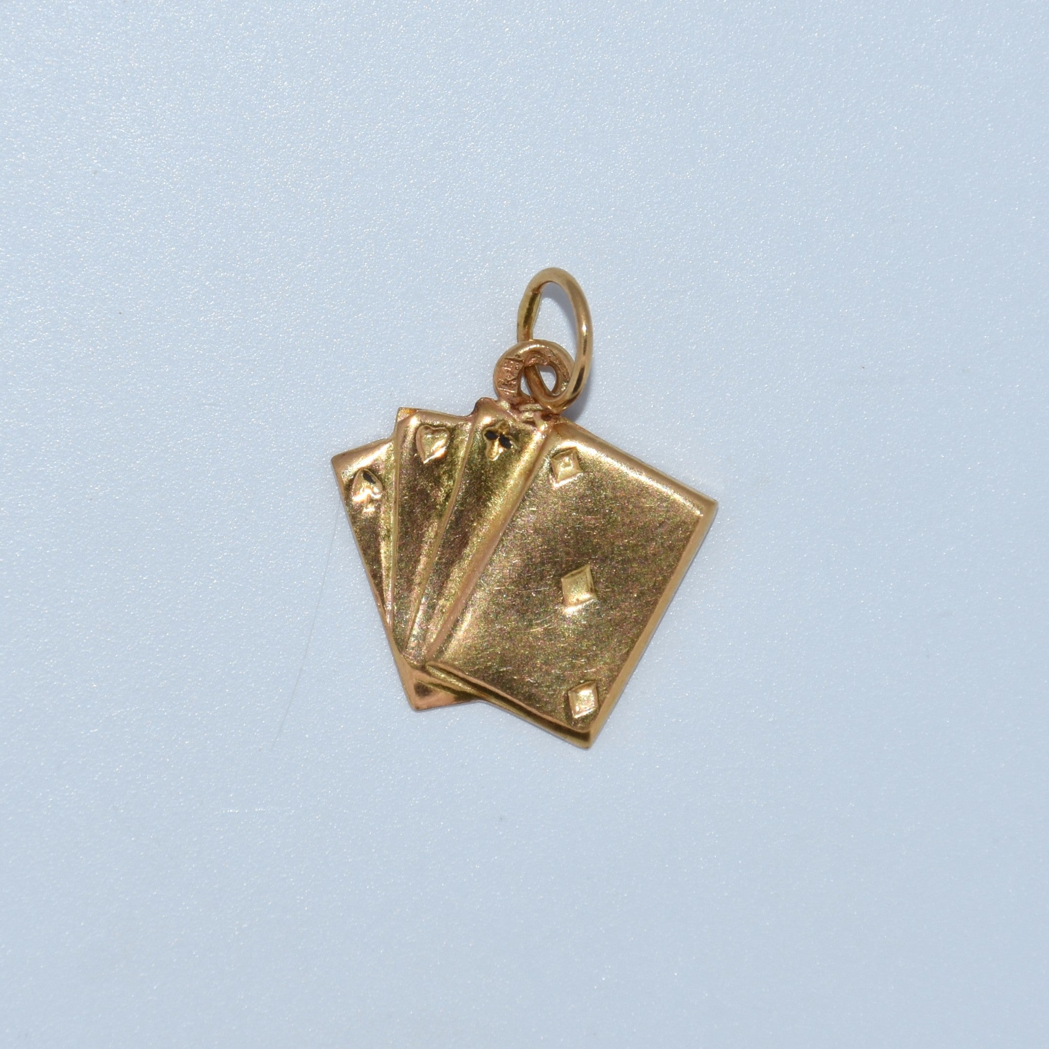 19.2K Portuguese Gold | Playing Cards Charm