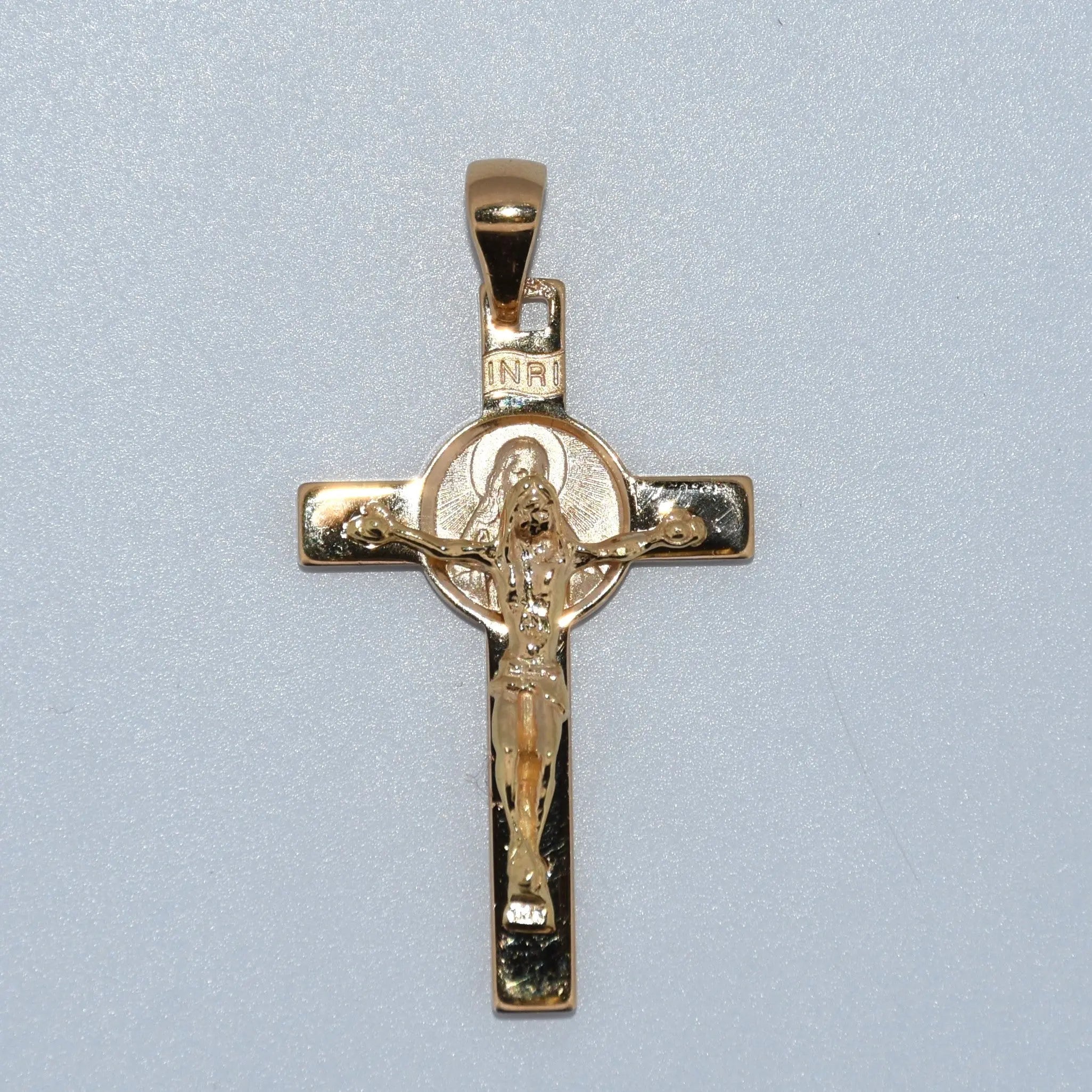 19.2K Portuguese Gold | Traditional Cross Pendant