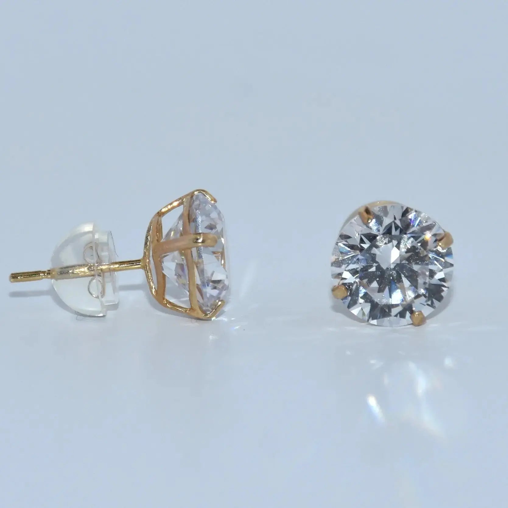 14K Gold | CZ Earrings