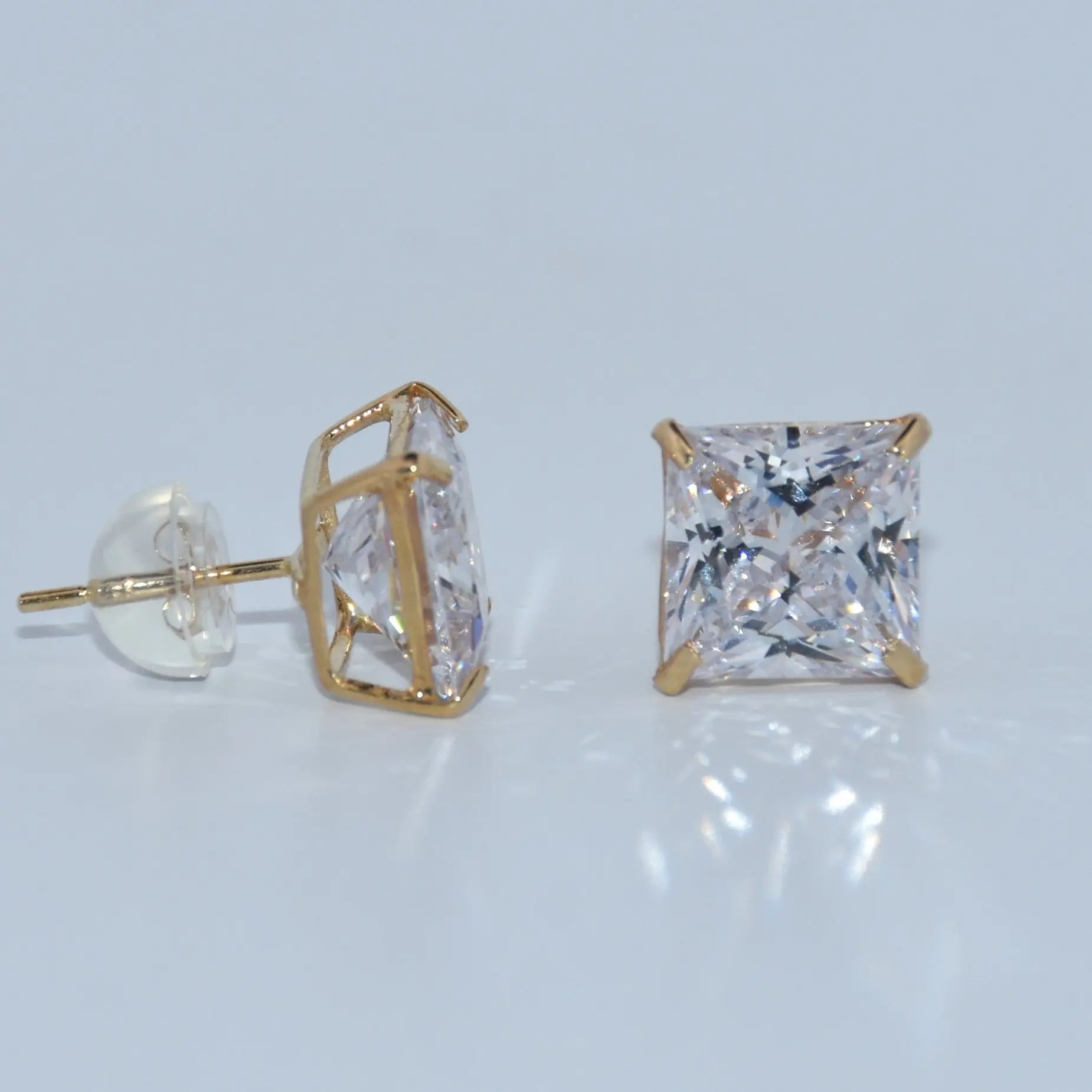 14K Gold | CZ Earrings