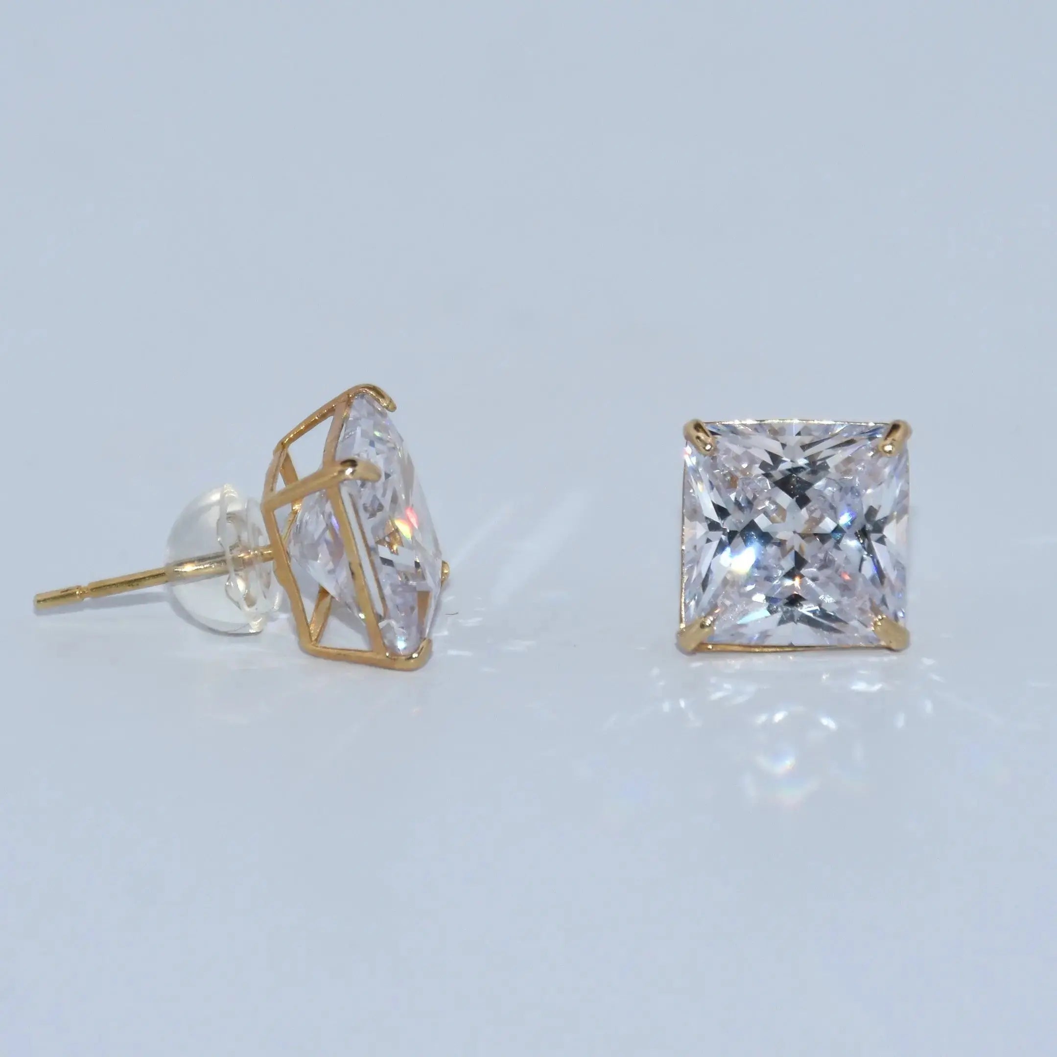14K Gold | CZ Earrings