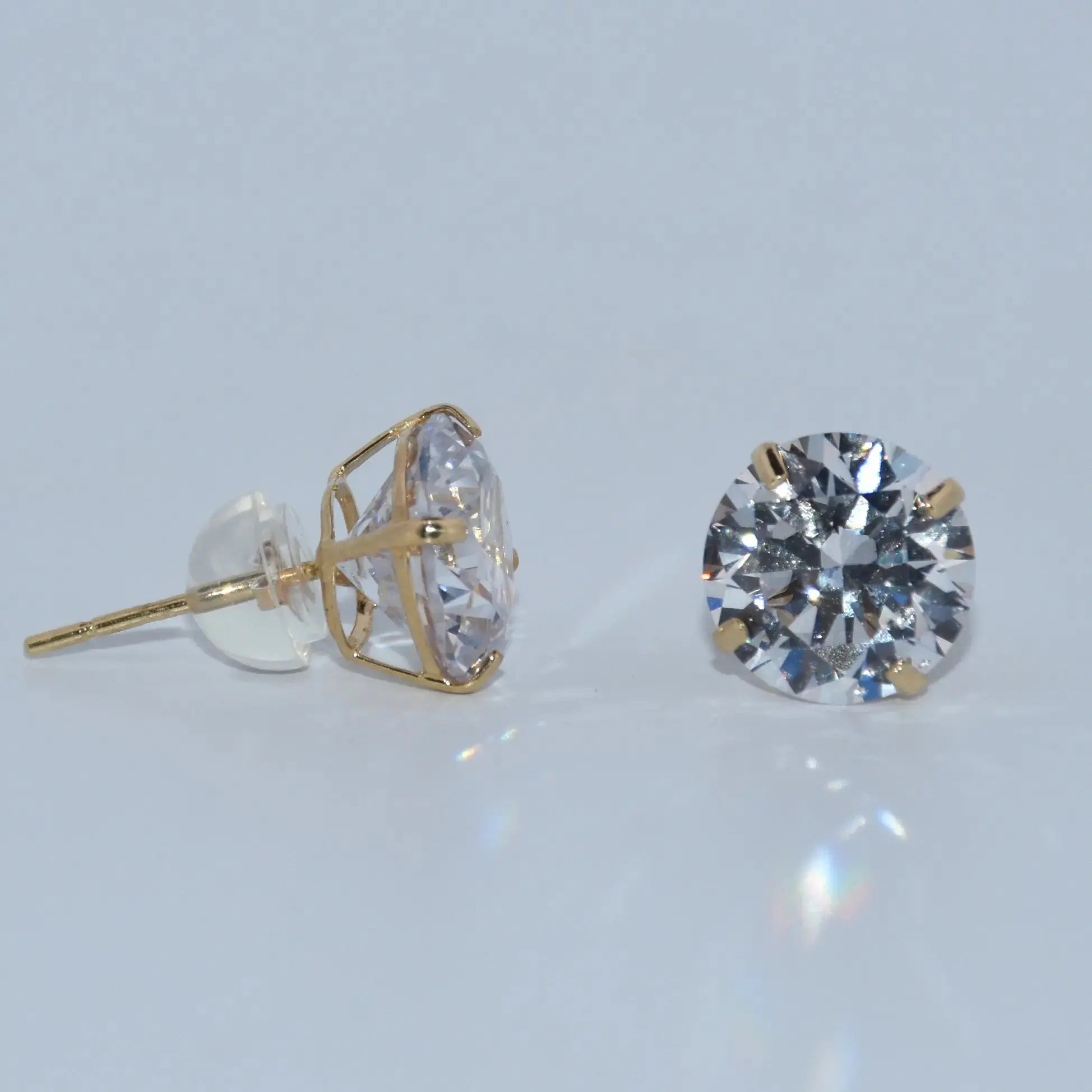 14K Gold | CZ Earrings